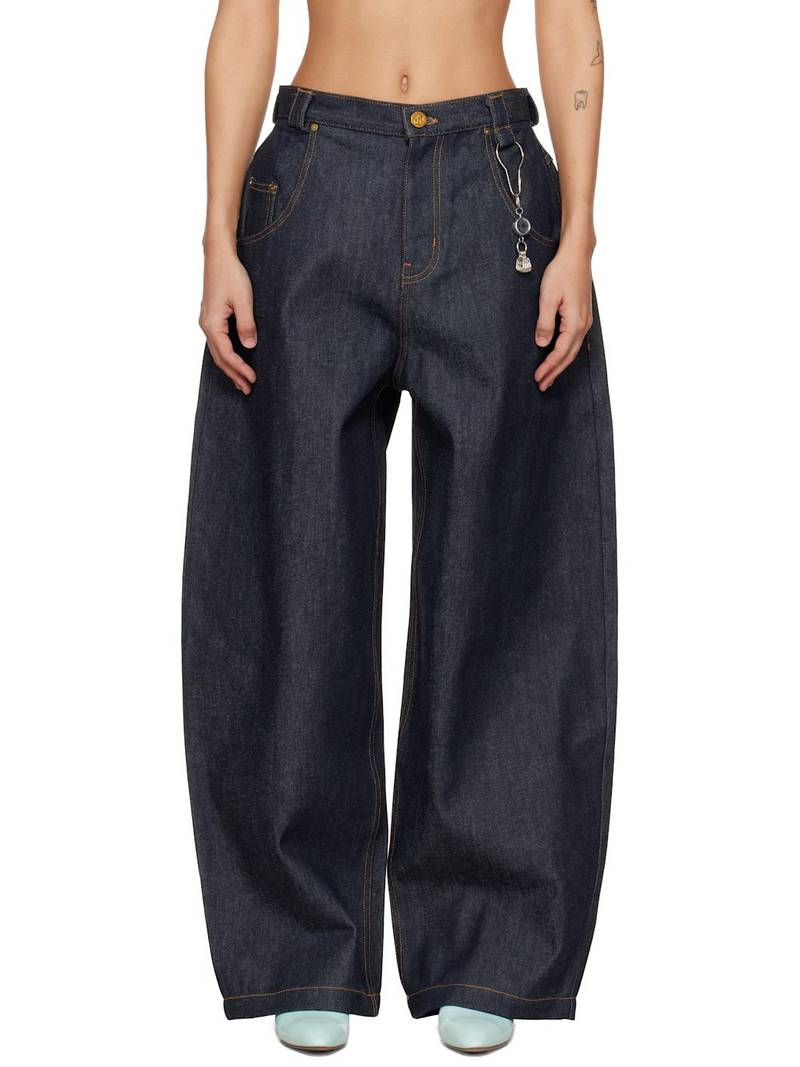 Navy Bad Girl Jeans 1