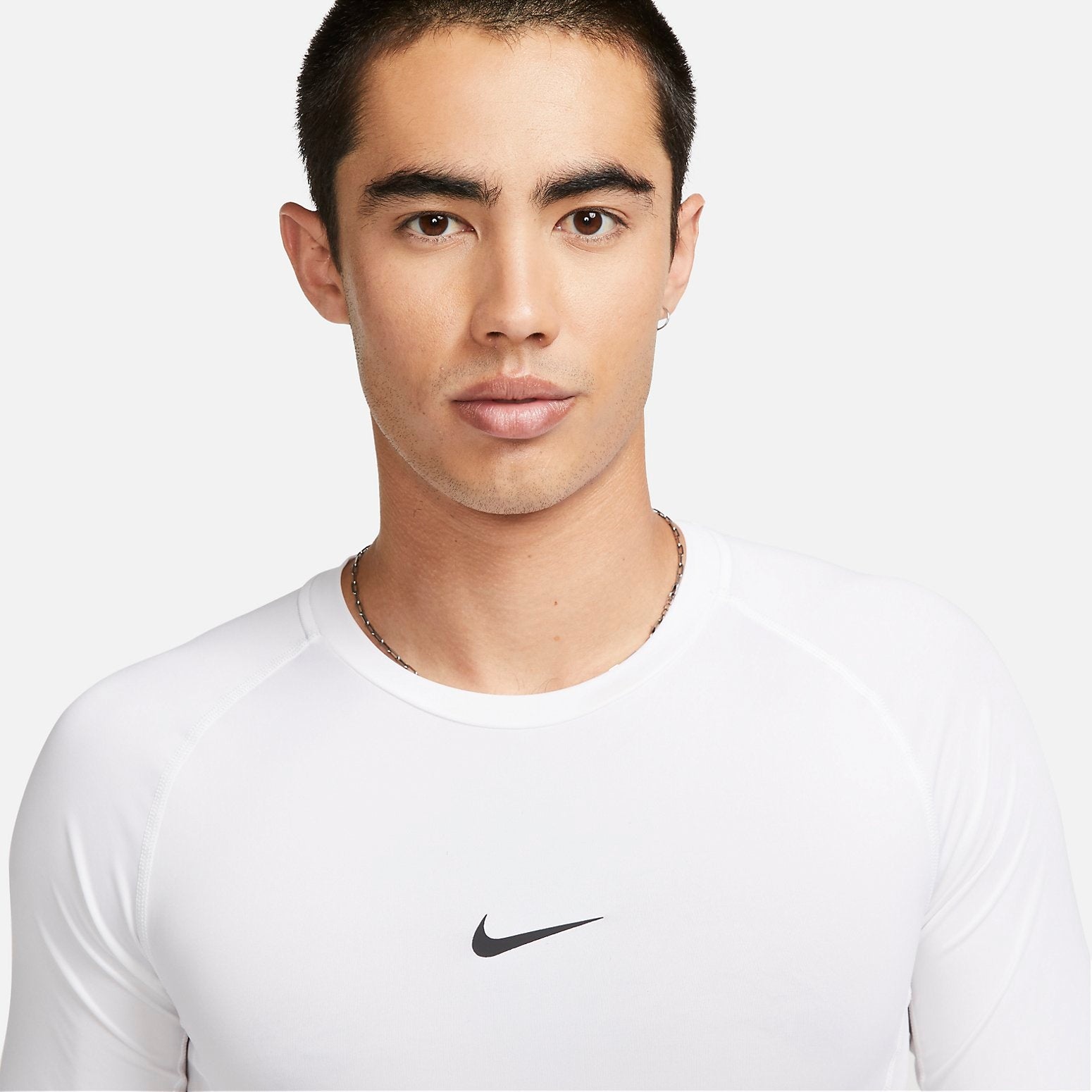 Nike Pro Dri-FIT Tight Long-Sleeve Fitness Top 'White' FB7920-100 - 2