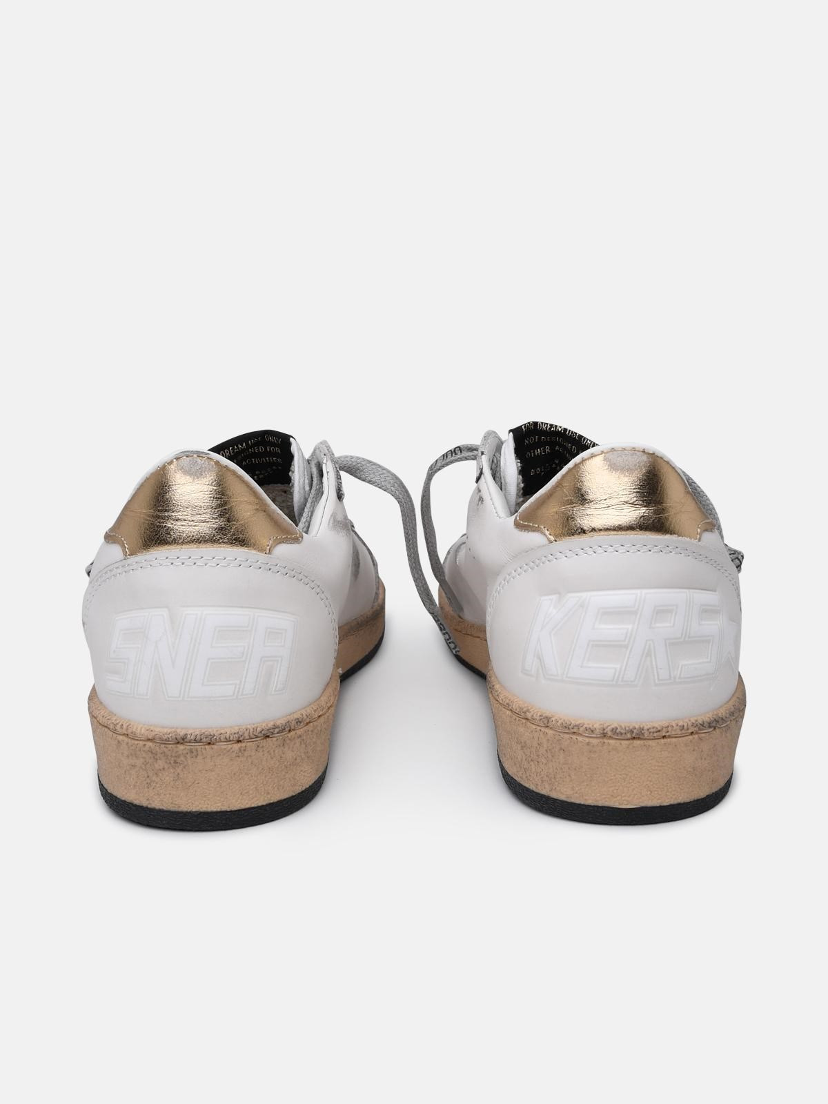 SUPERSTAR SNEAKERS IN WHITE LEATHER - 4