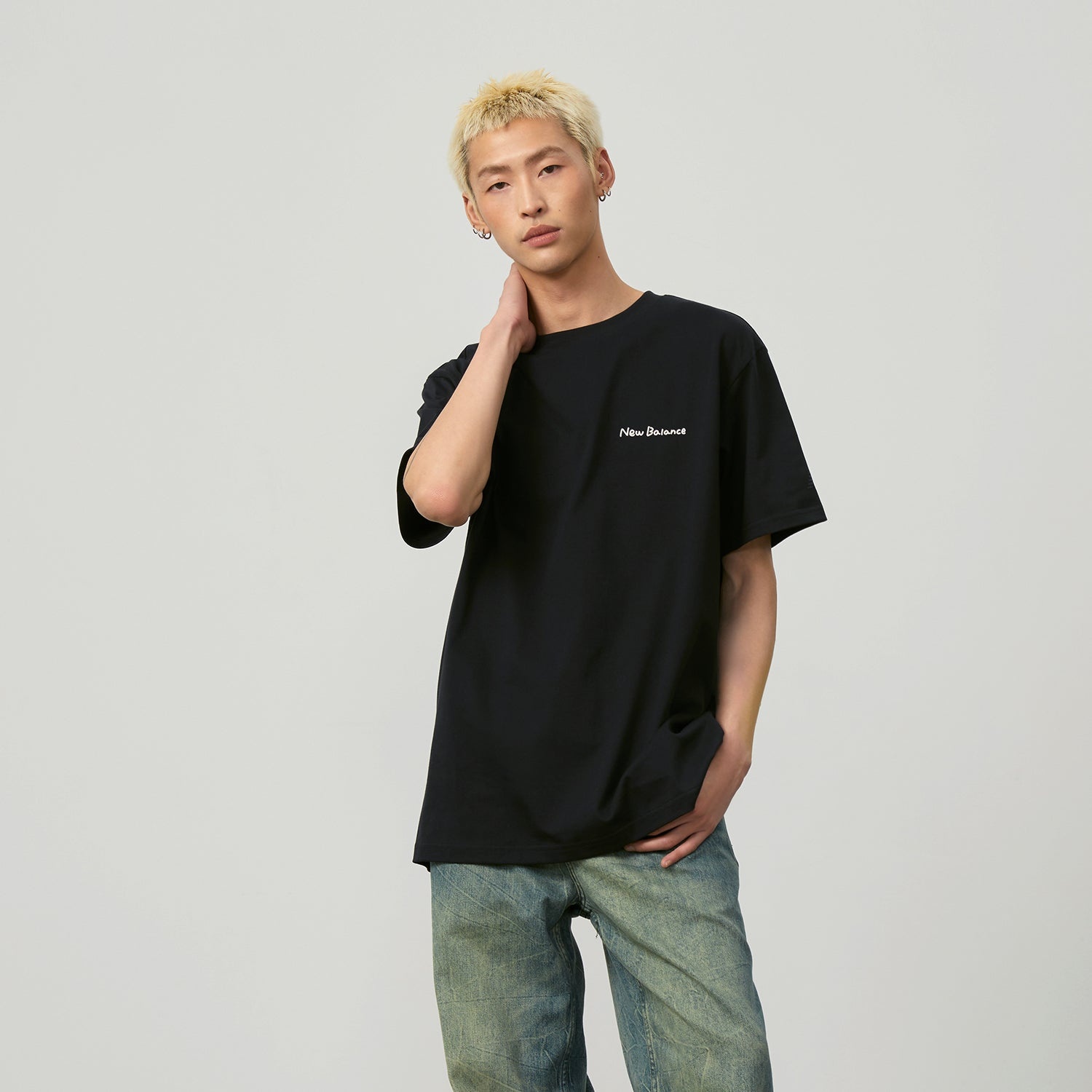 New Balance Hiking Graphic T-Shirt 'Black' AMT42339-BK - 7