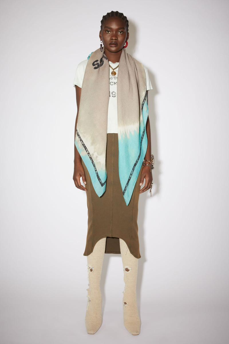 Acne Studios Light wool scarf - Grey outlook