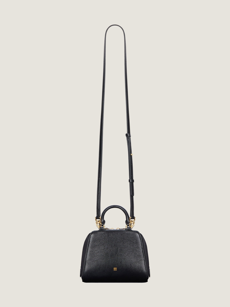 NANO ANTIGONA CUBE BAG IN LEATHER WITH CHARM 3