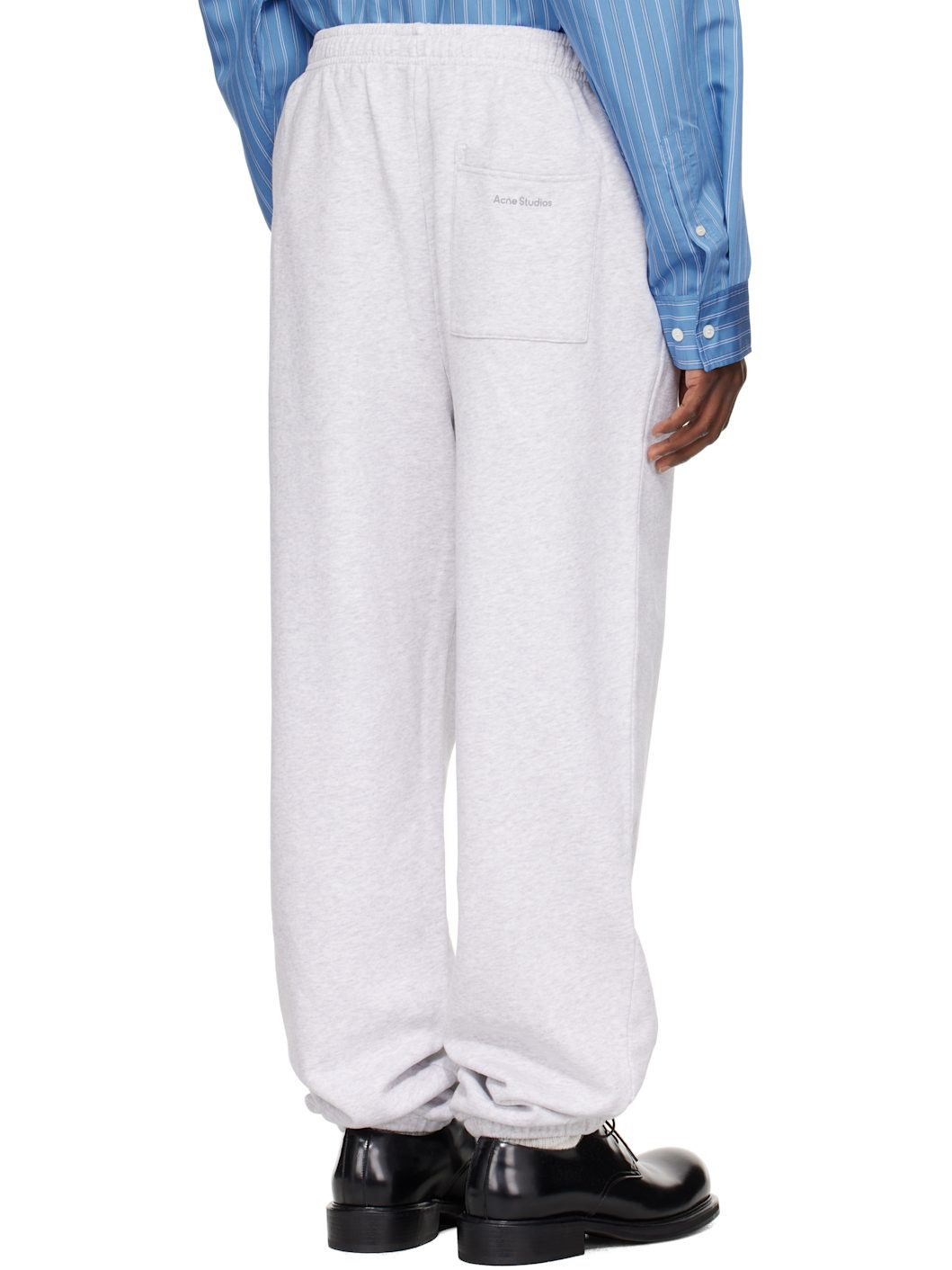 Gray Cotton Sweatpants - 3