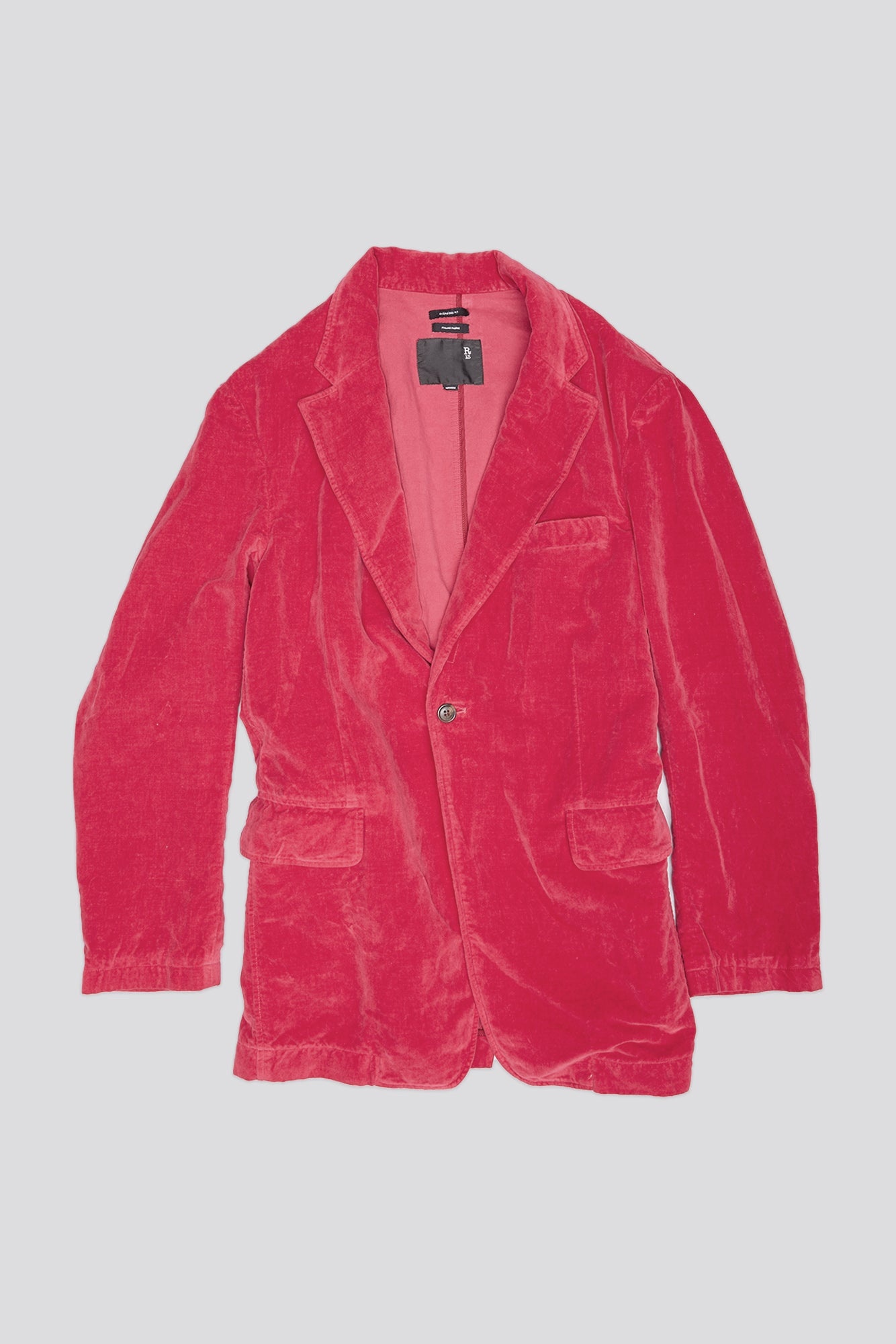 OVERSIZED RAGGED BLAZER - RASPBERRY - R13 - 1