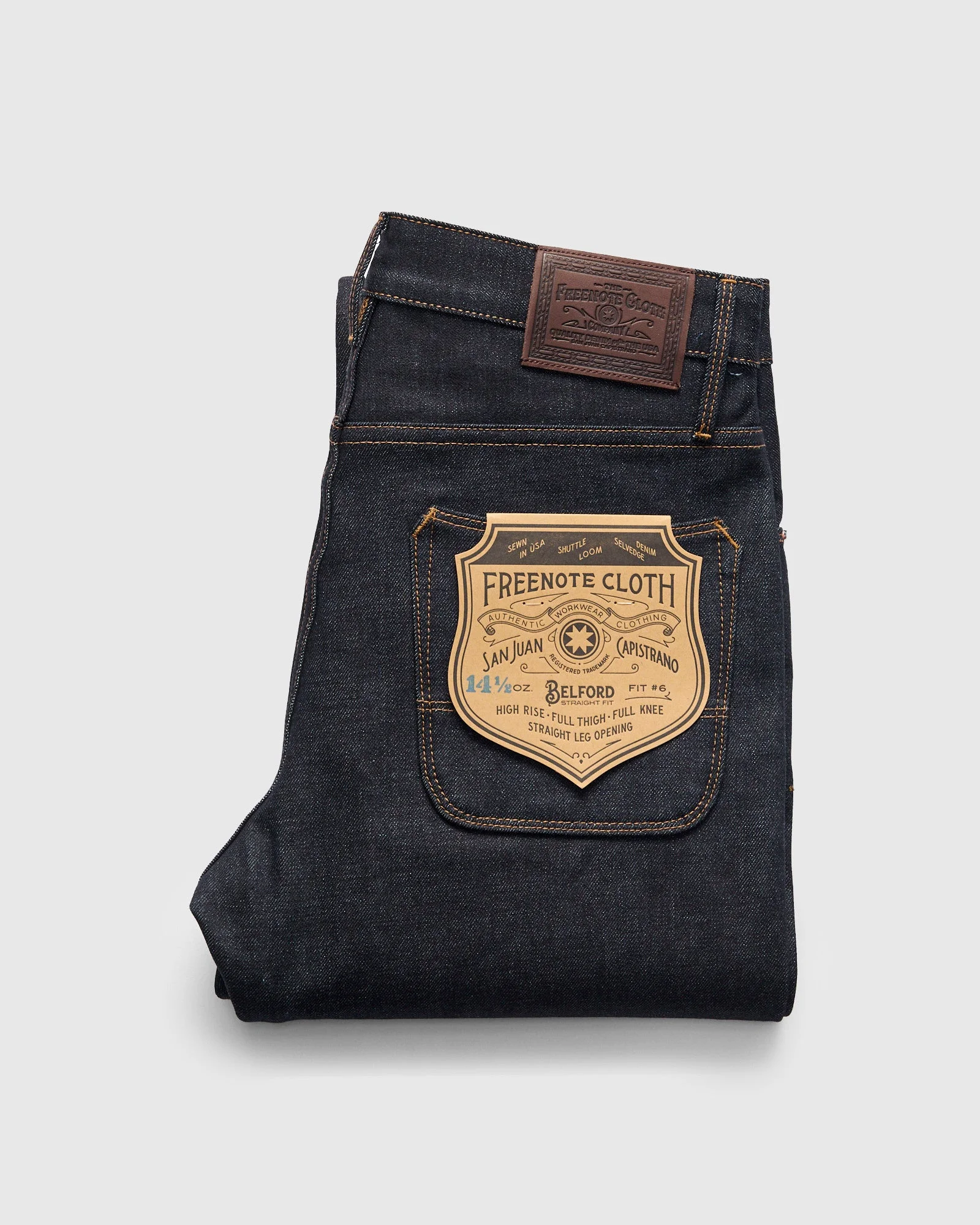 "Kaihara Belford" 14.5oz Selvedge Denim Pant - 50s Straight Fit - 1