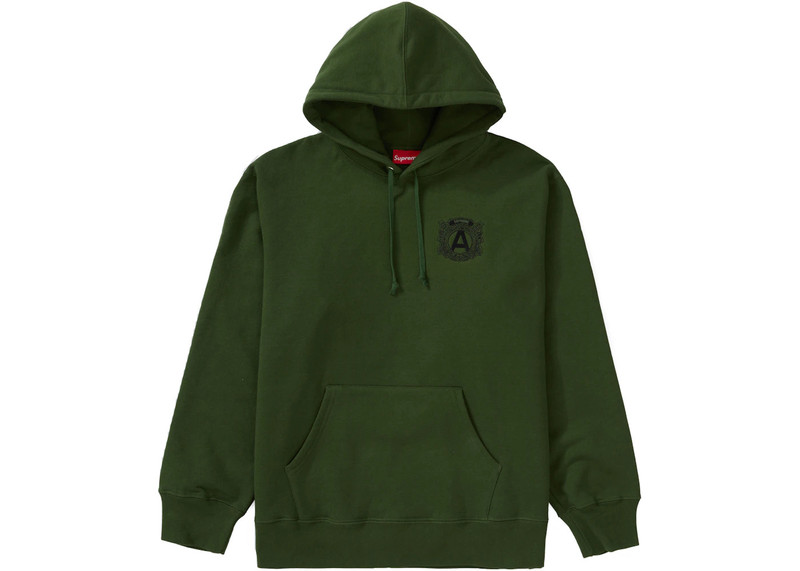 Supreme Supreme Anti Hooded Sweatshirt Green outlook