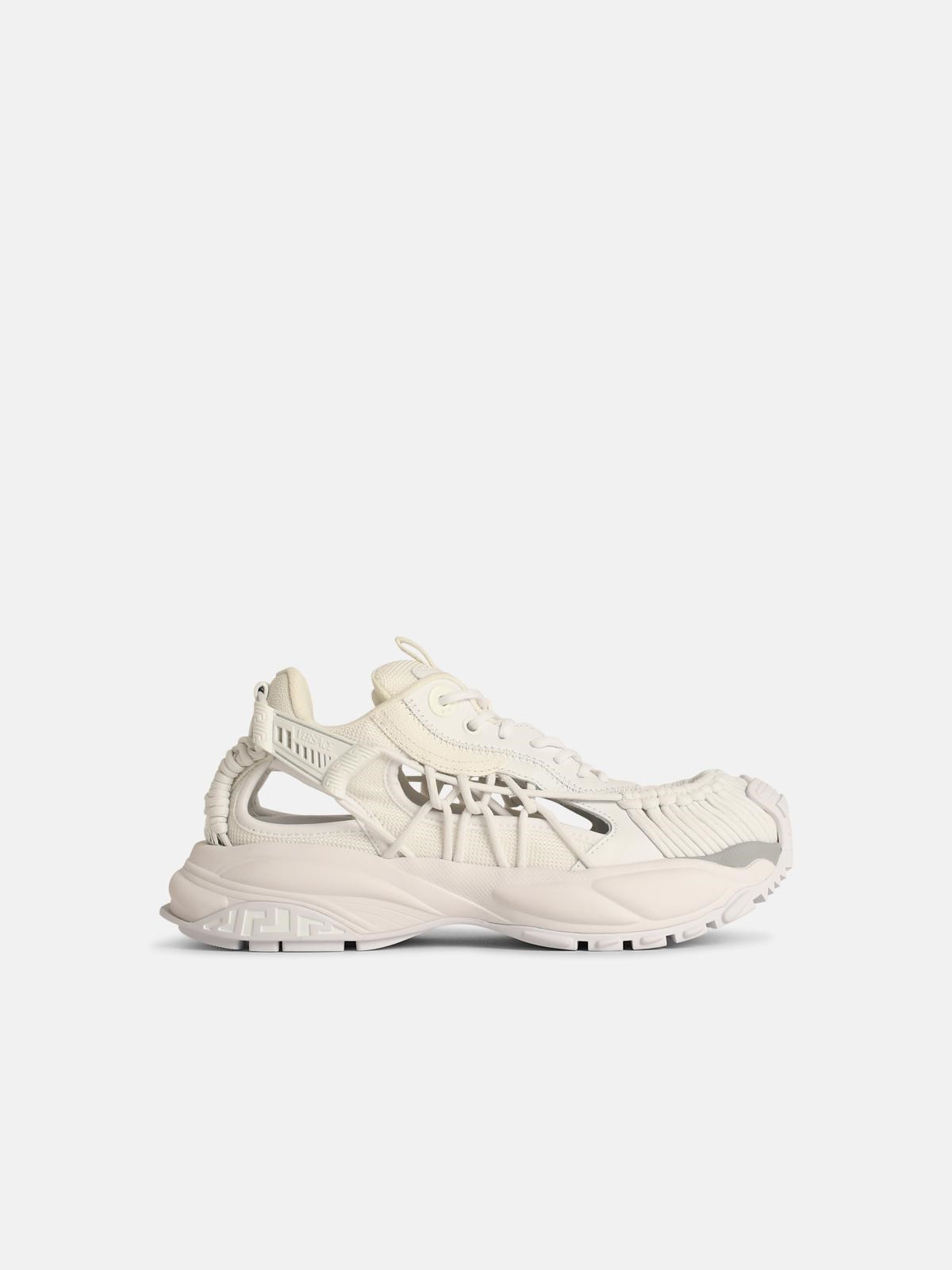 'MERCURY' WHITE LEATHER BLEND SNEAKERS - 1