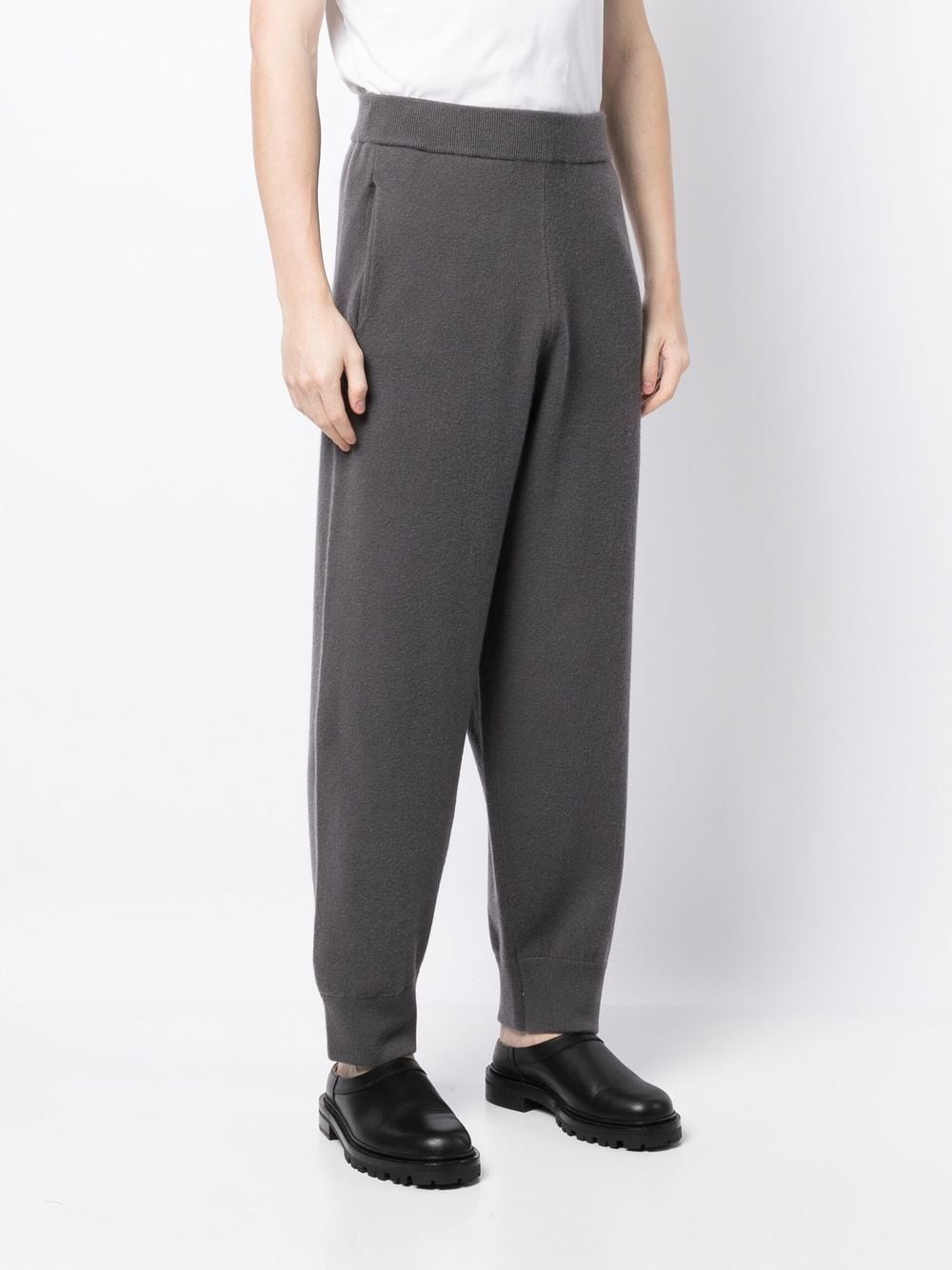 knit track trousers - 3