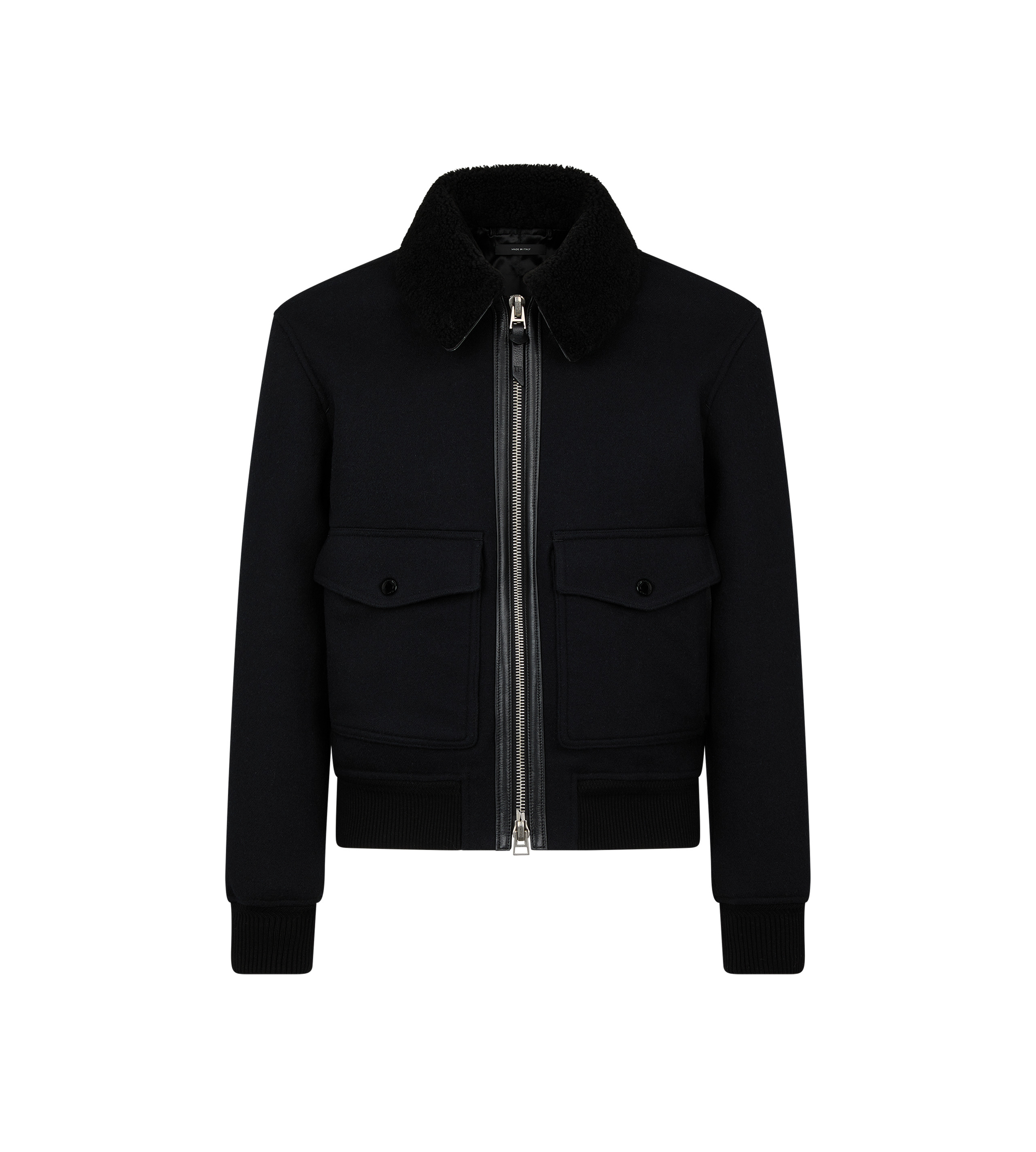 SHEARLING COLLAR BLOUSON - 1