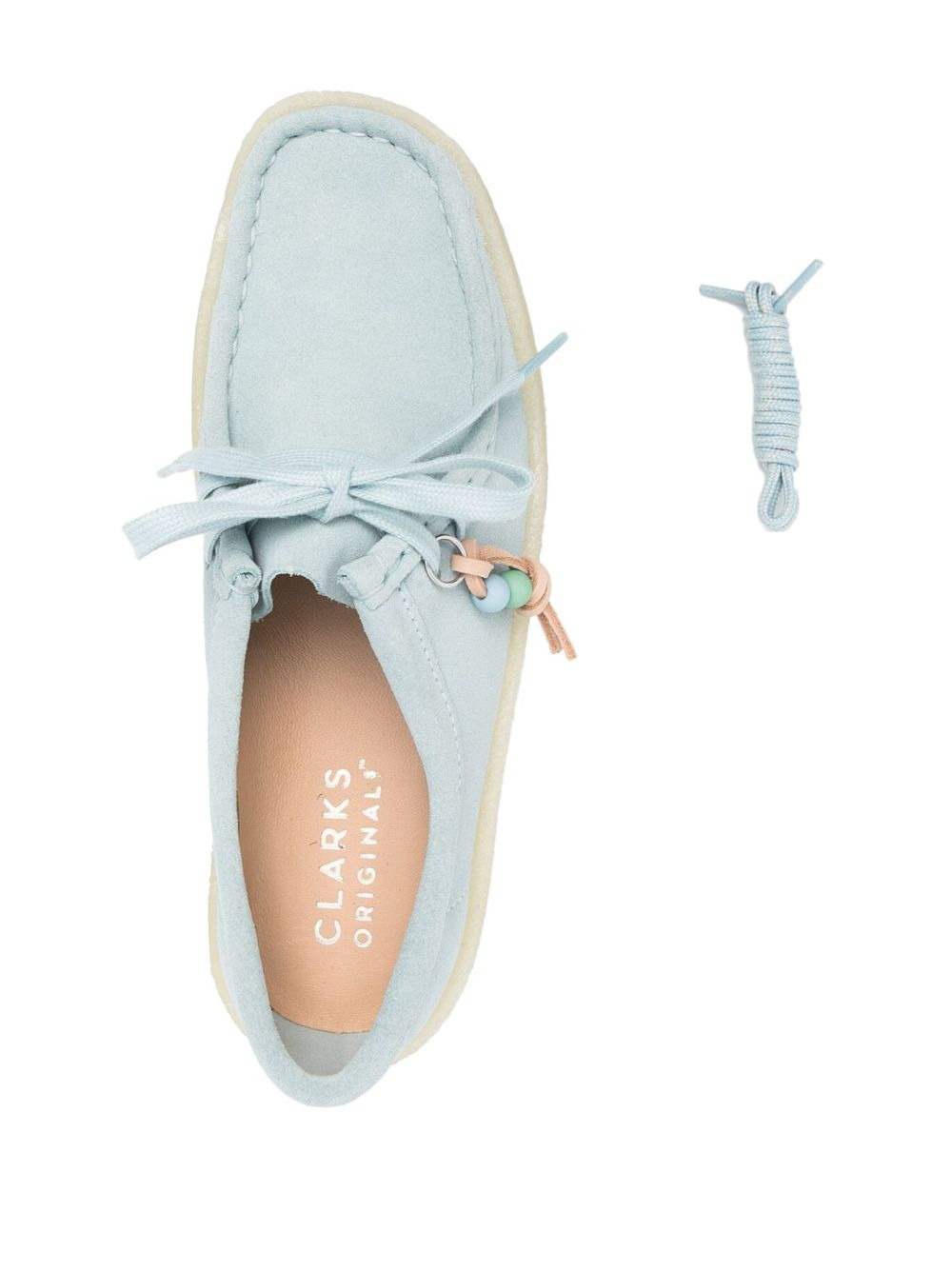 seam-detail suede loafers - 4
