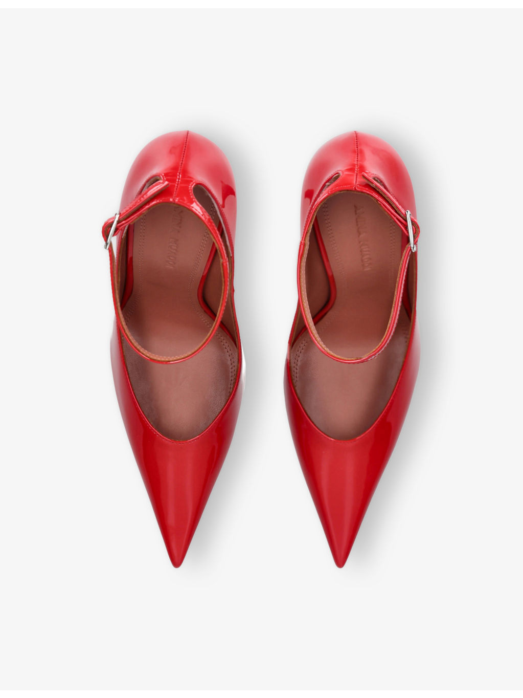 Anok 105 Patent-Leather Heeled Courts - 2