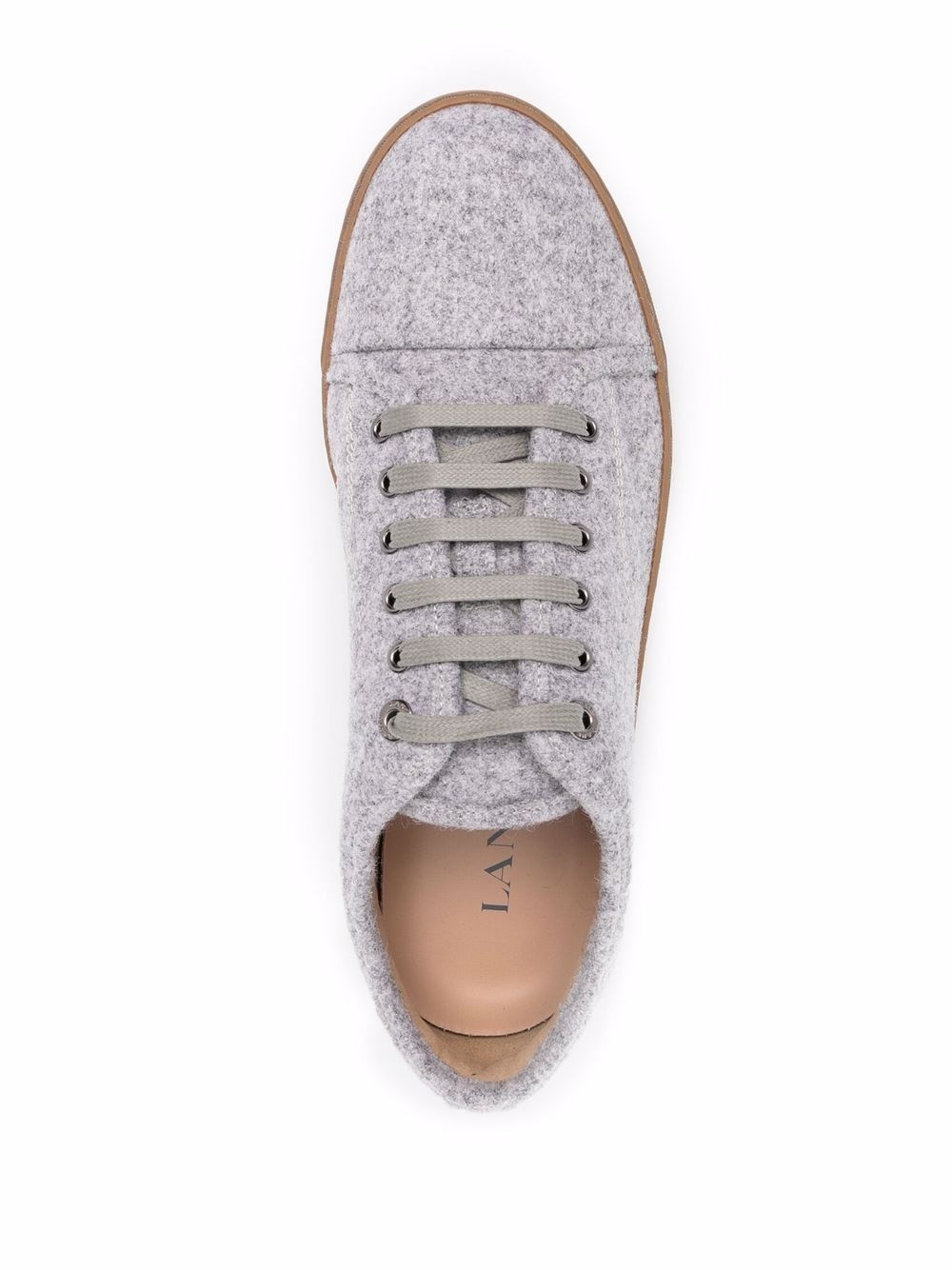 DBB1 felt low-top sneakers - 4