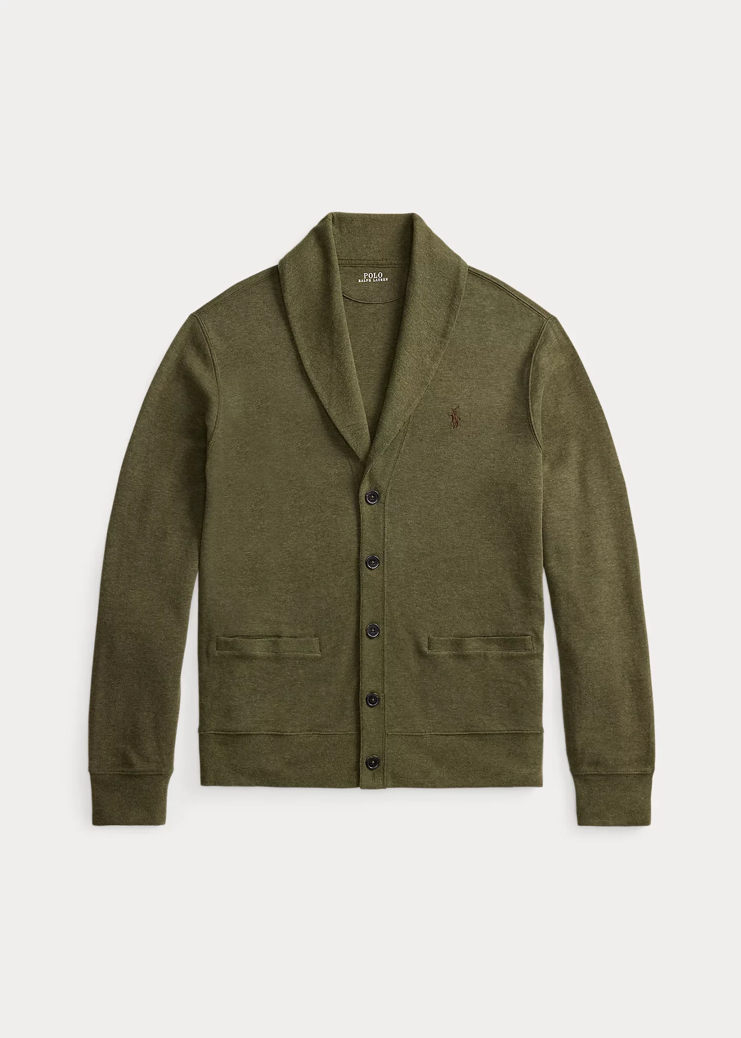 Luxury Jersey Shawl-Collar Cardigan - 1