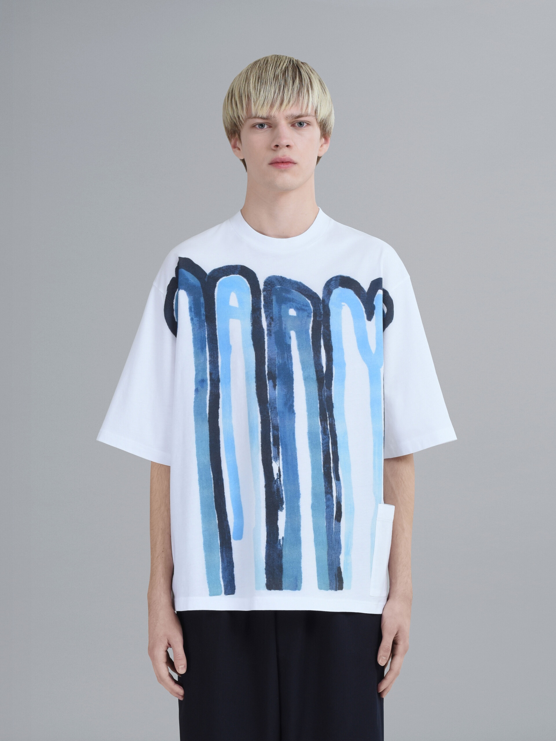 DRIPPING LOGO BIO JERSEY T-SHIRT - 2