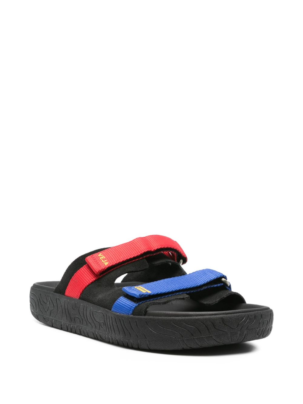 suede double-strap sandals - 2