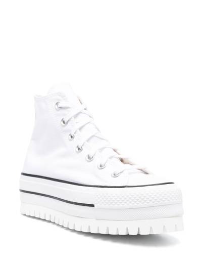 Converse chunky high-top sneakers outlook