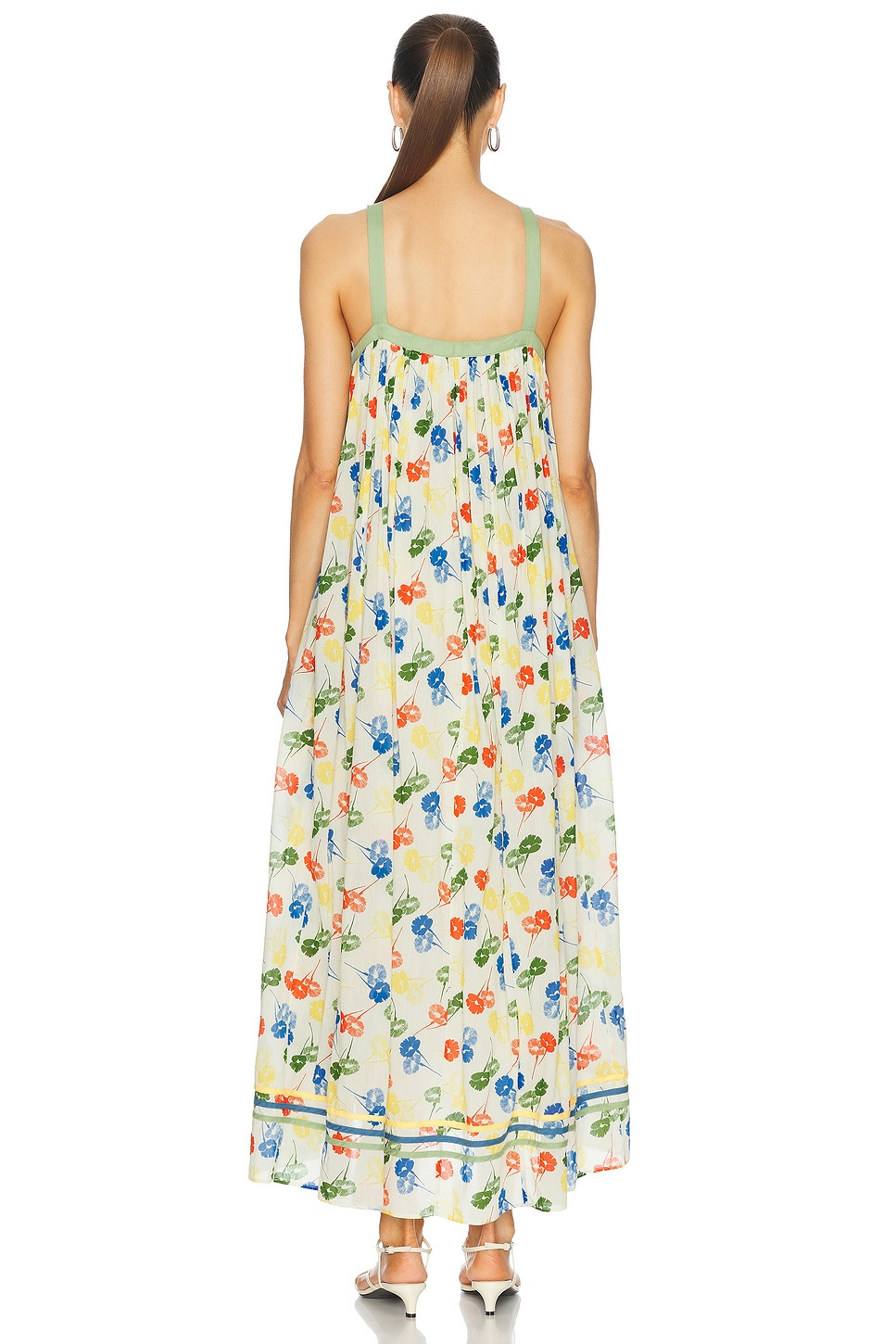 Flower Stamp Dress - 3