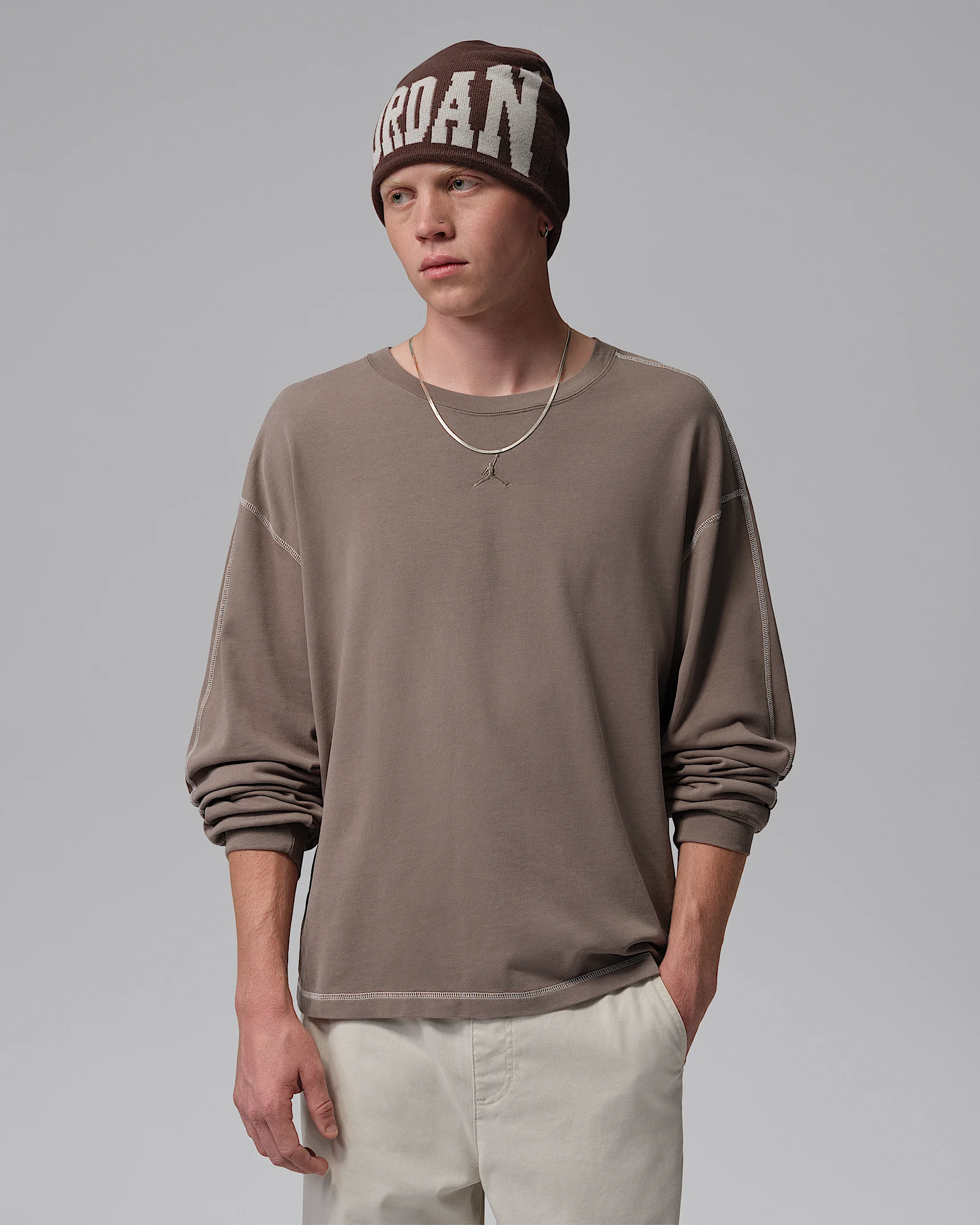 Jordan Flight Men's Heavyweight Long-Sleeve Top - 1