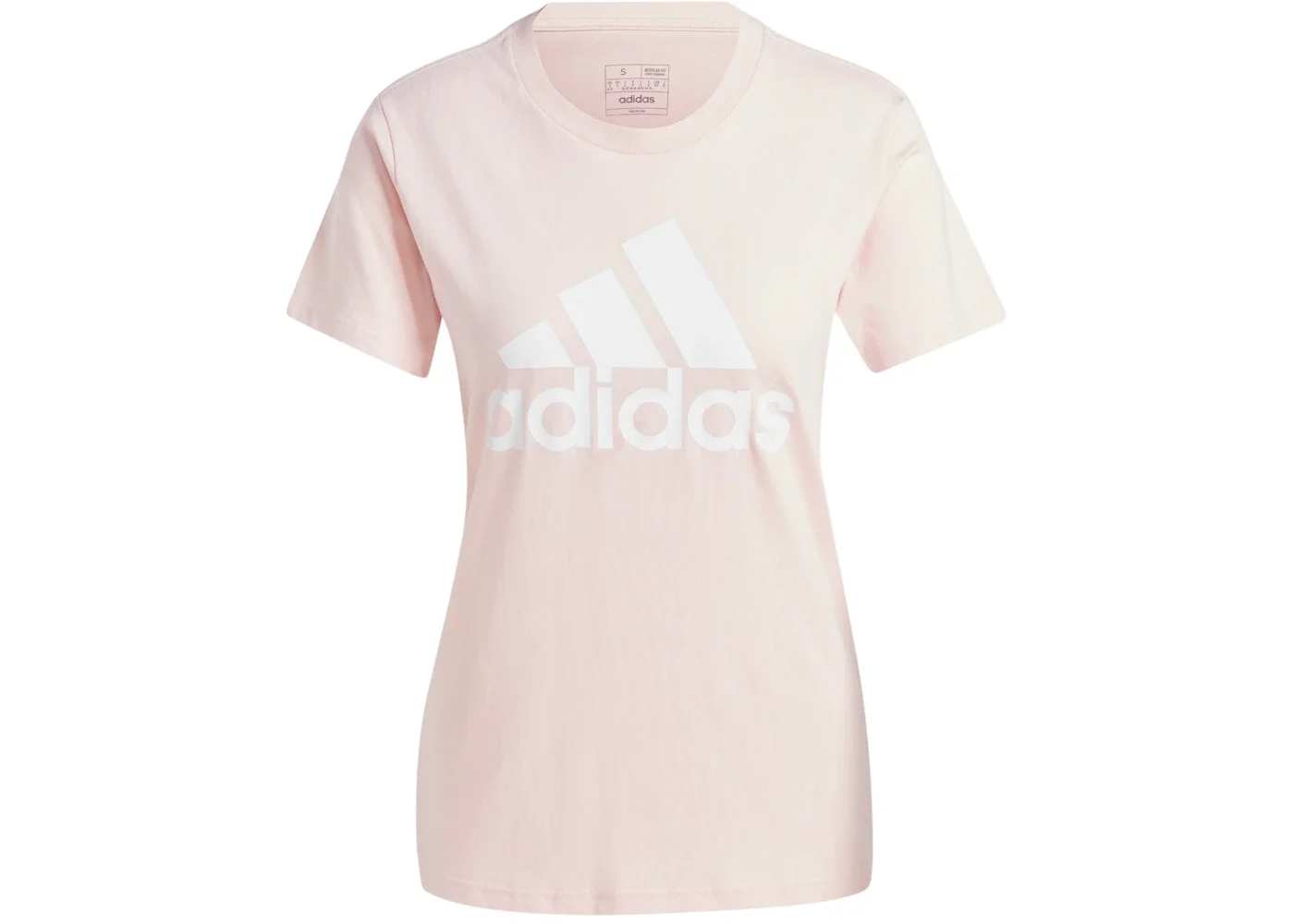 adidas Women's Essentials Logo T-Shirt Sandy Pink - 1