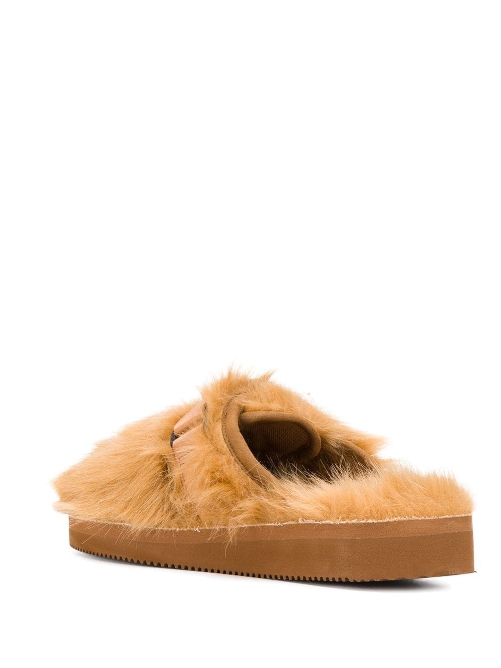 faux-fur slippers - 2