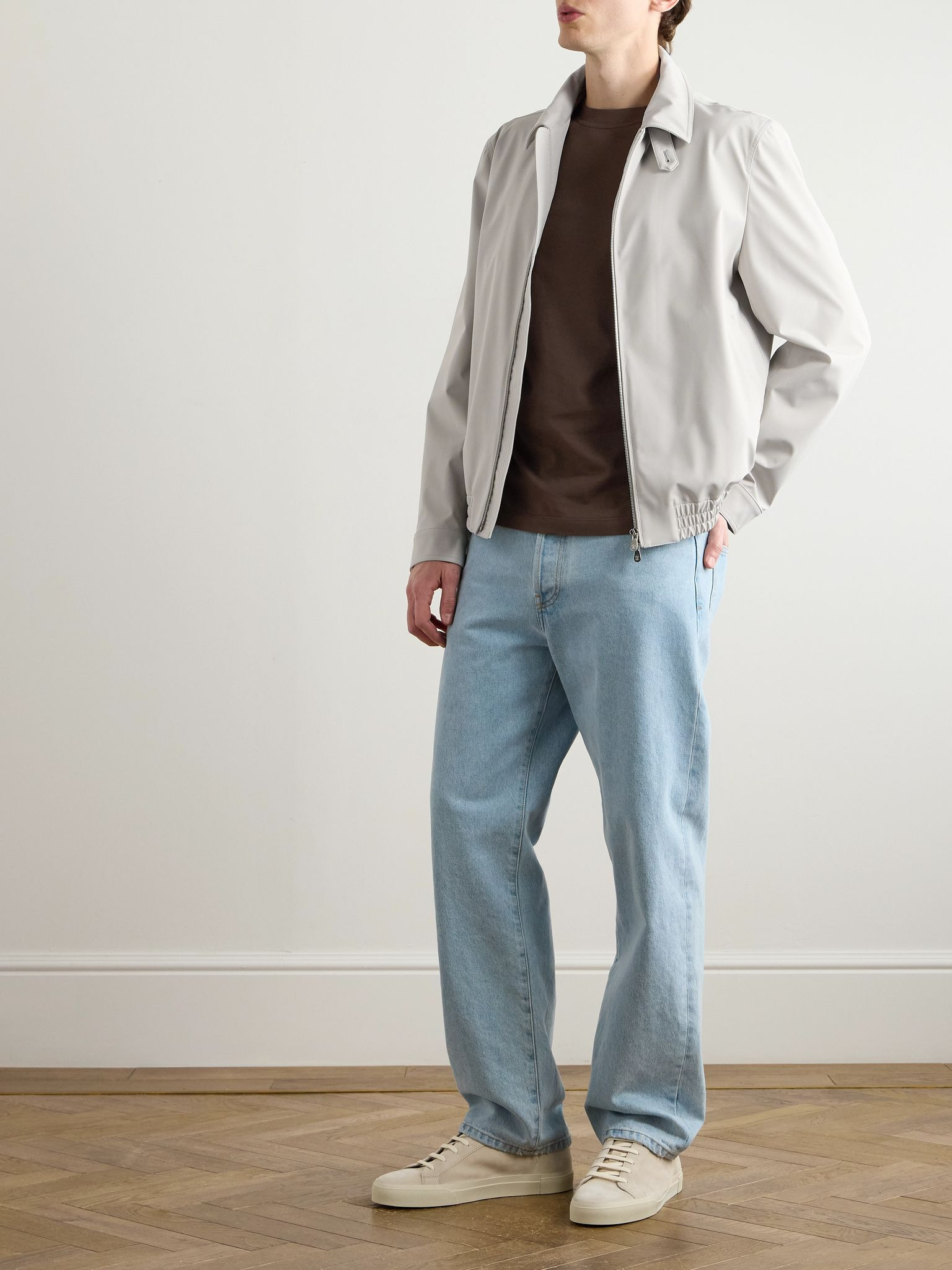 Shell Blouson Jacket Cream - 2