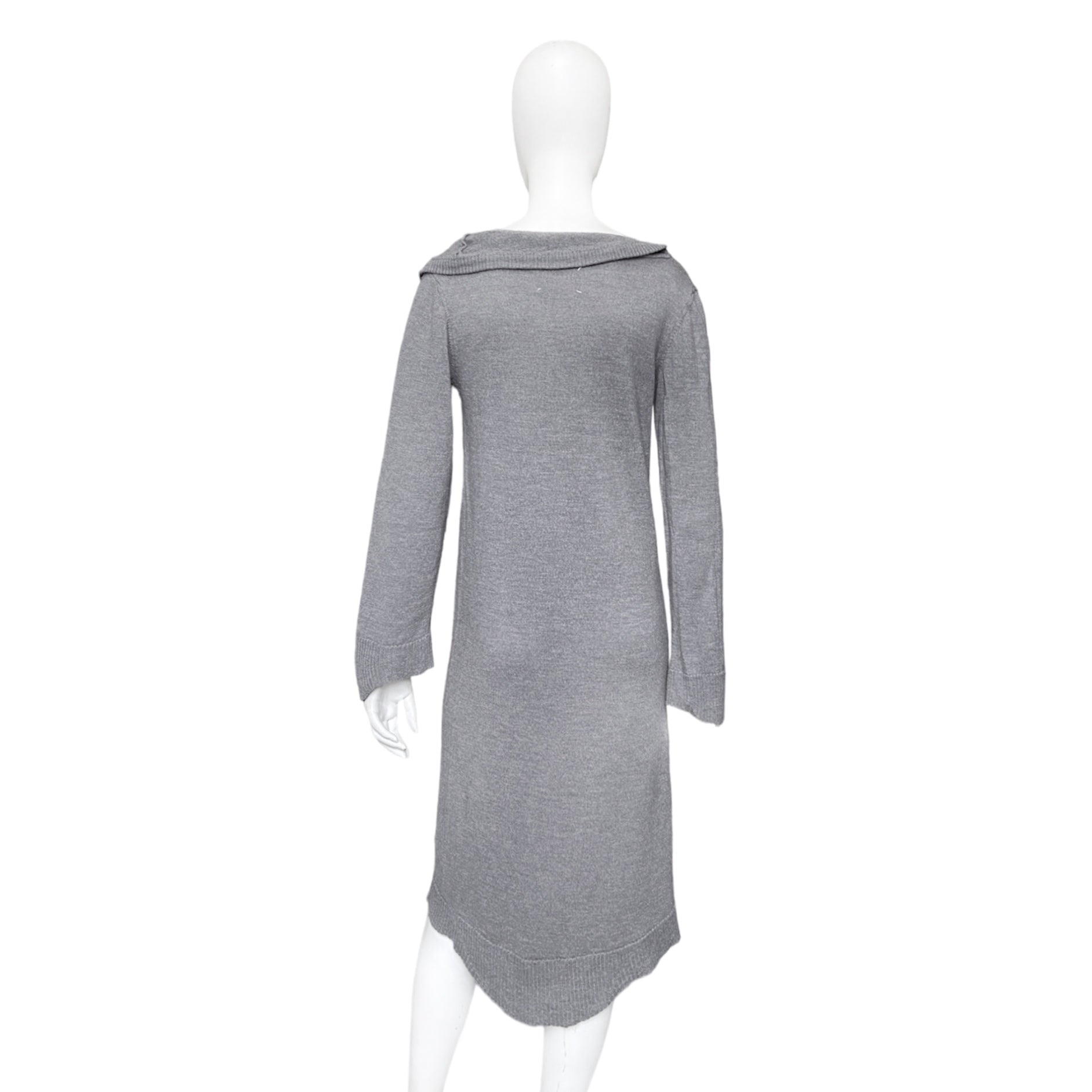 Maison Martin Margiela Fall 2006 Stretched Collar Wool Sweater Dress L - 3