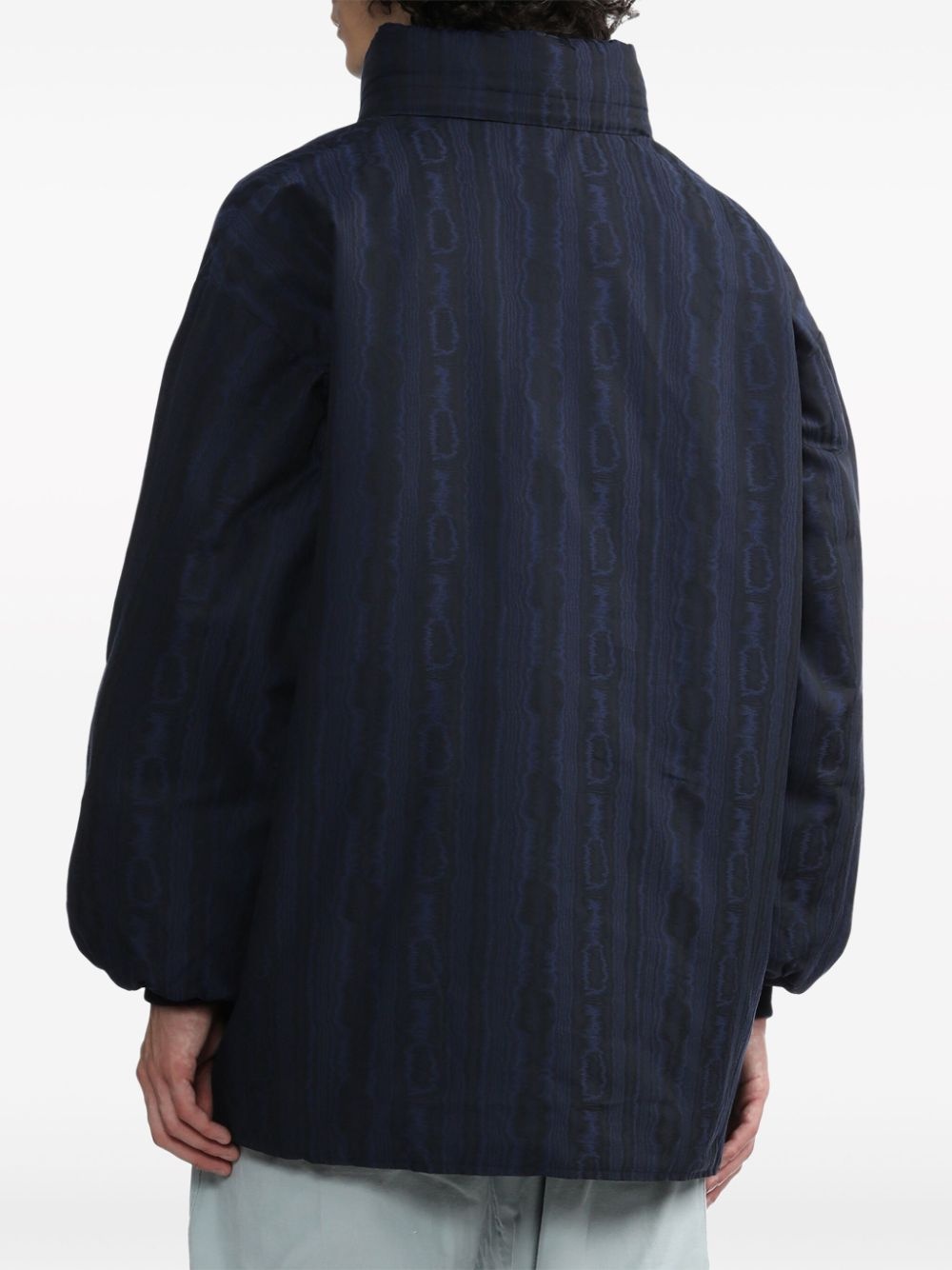 abstract-print padded bomber jacket - 4