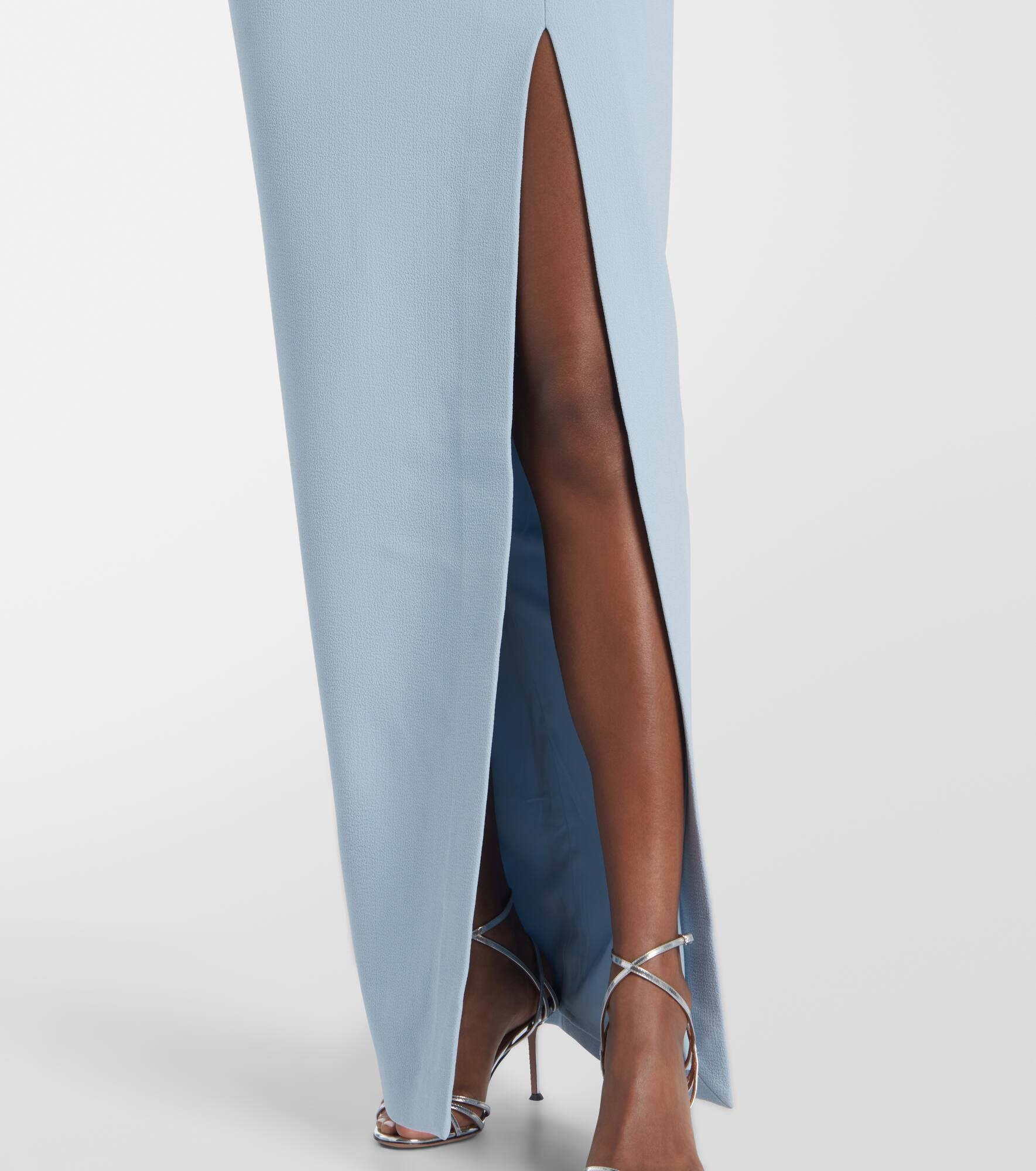 Amery embellished puff-sleeve gown - 5