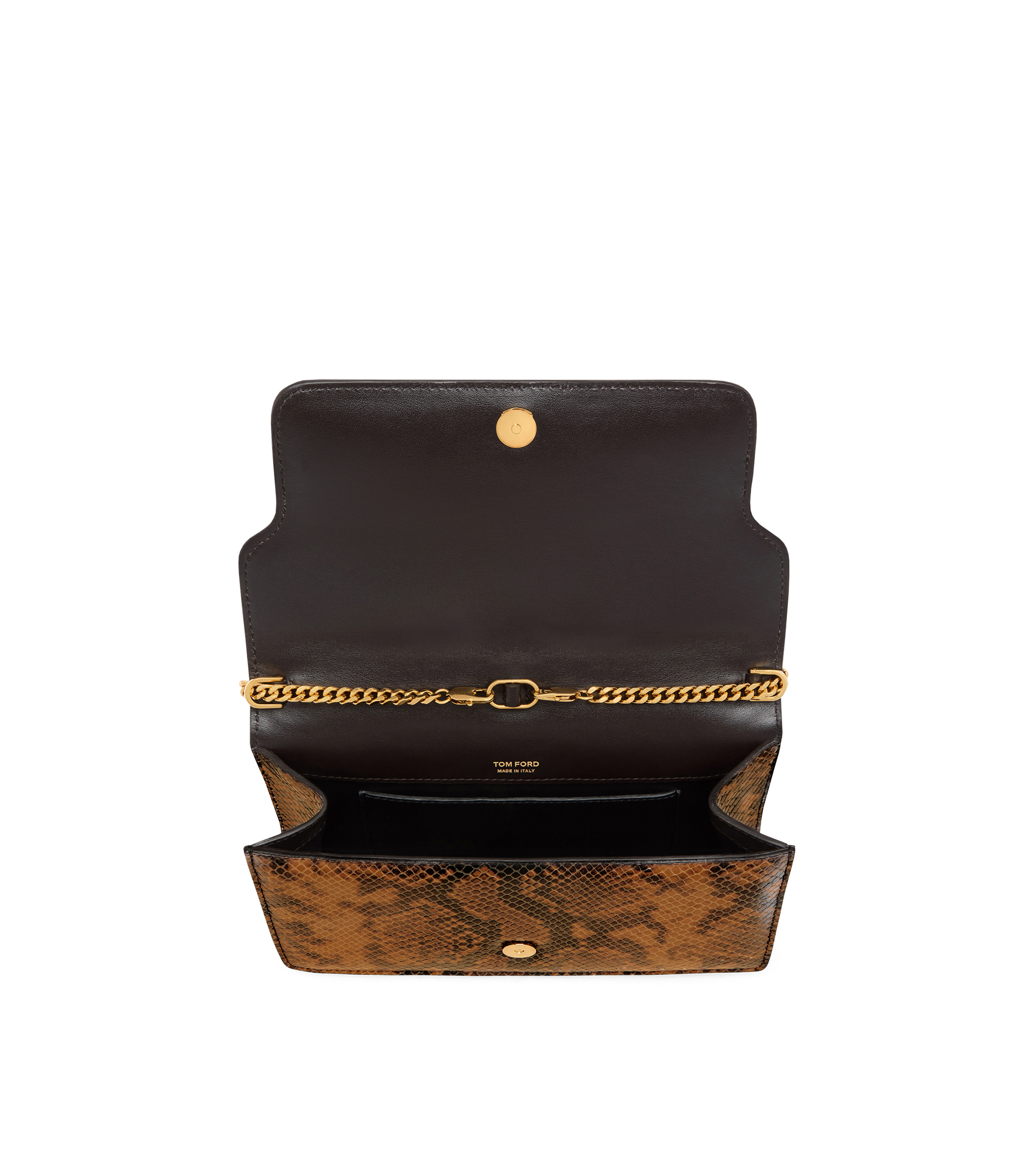 STAMPED PYTHON LEATHER WHITNEY SMALL SHOULDER BAG - 4