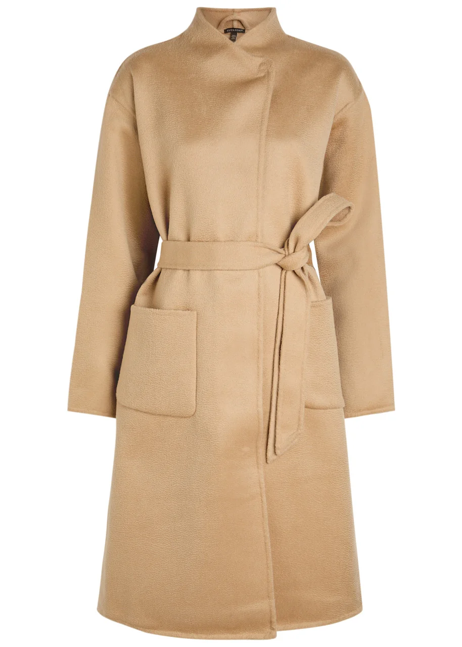 Eileen Fisher Belted Wool Coat - 1
