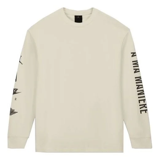 Air Jordan x A Ma Maniere Long Sleeves T-Shirt Asia Sizing 'Natural' CV3449-292 - 1