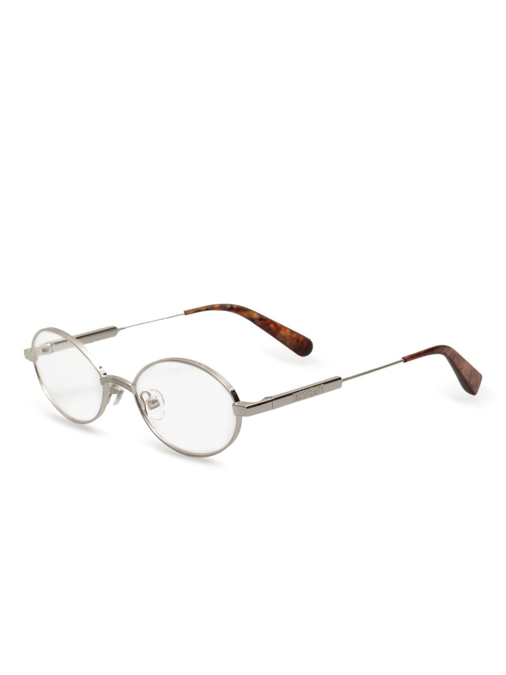 oval-frame glasses - 2