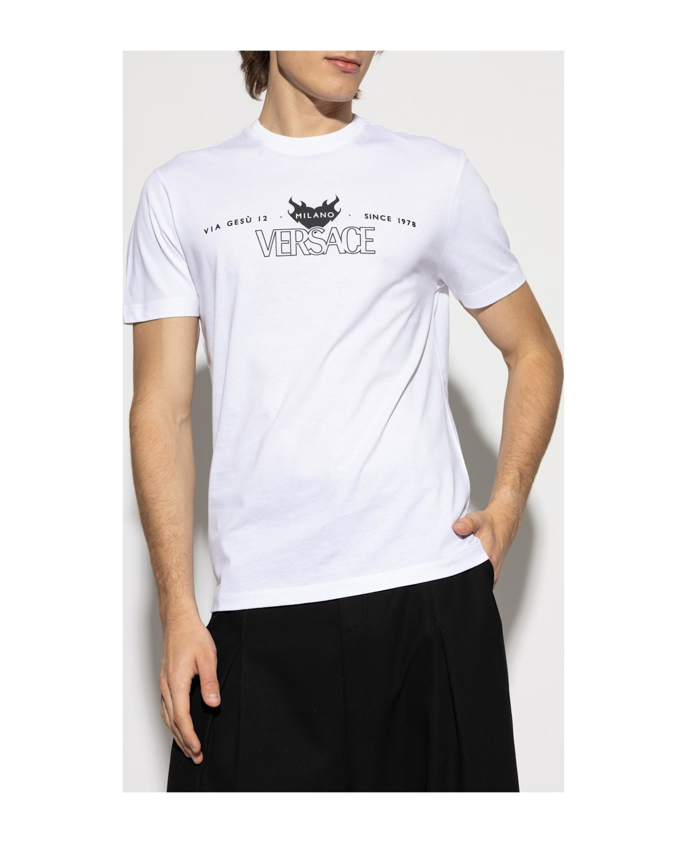 Versace T-shirt With Print - 3