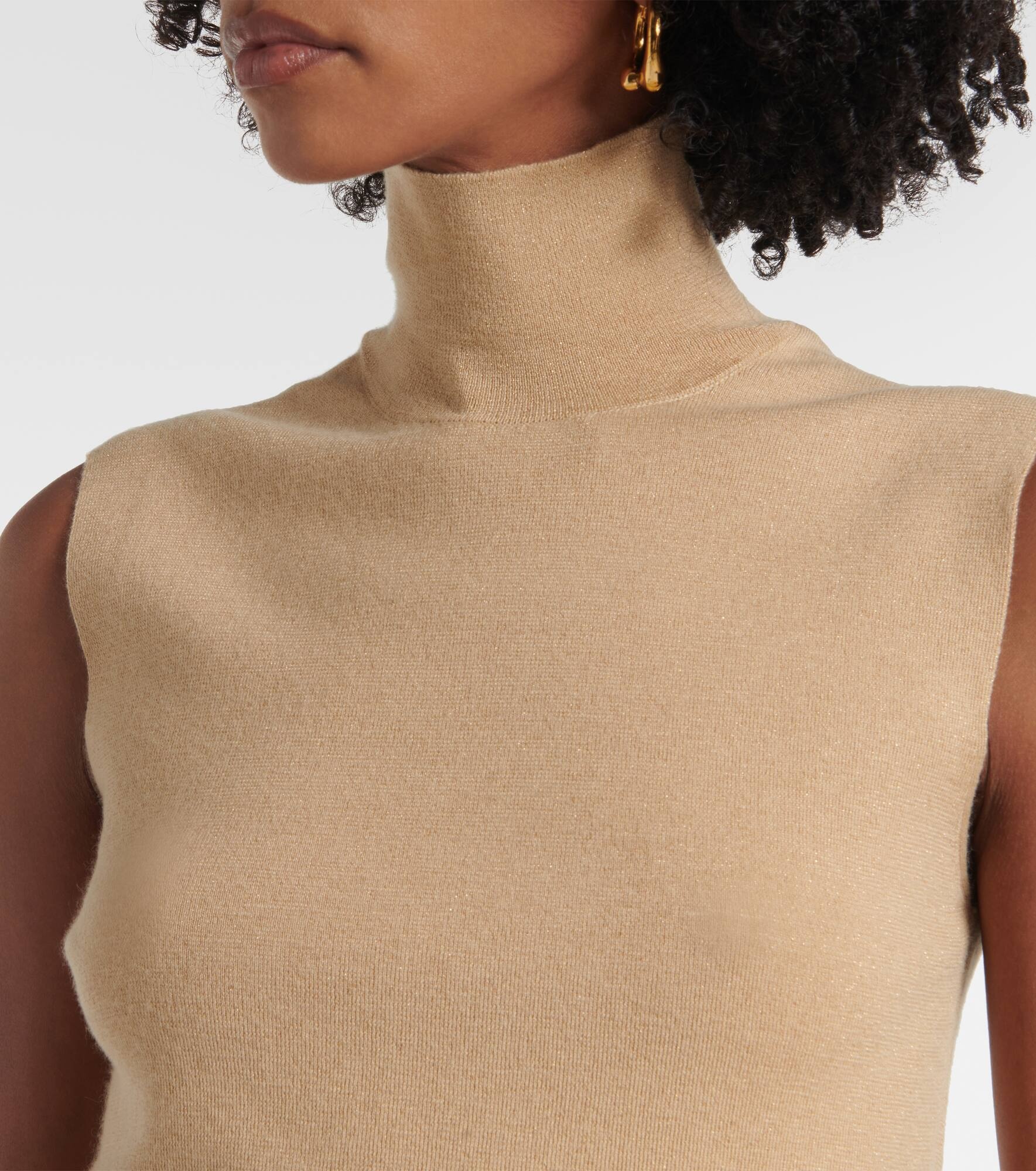 Luciole cashmere-blend turtleneck top - 4