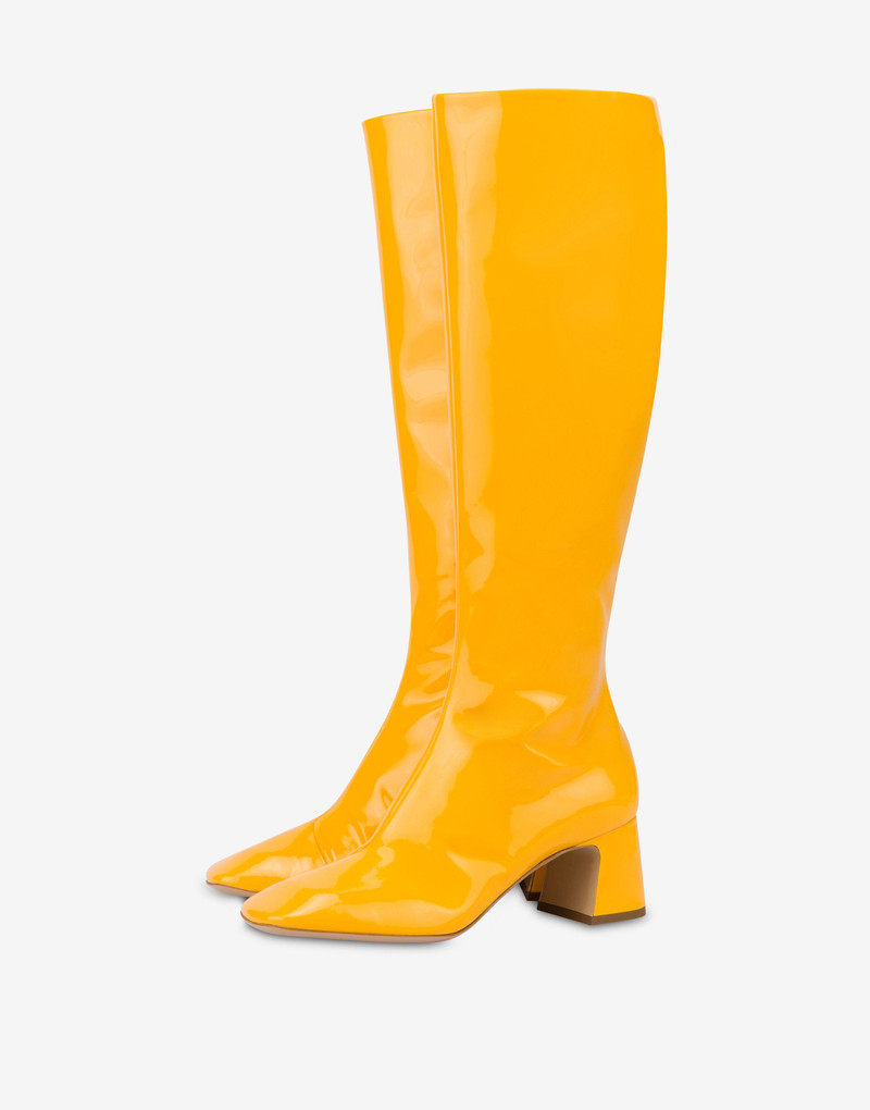PATENT LEATHER BOOTS 1