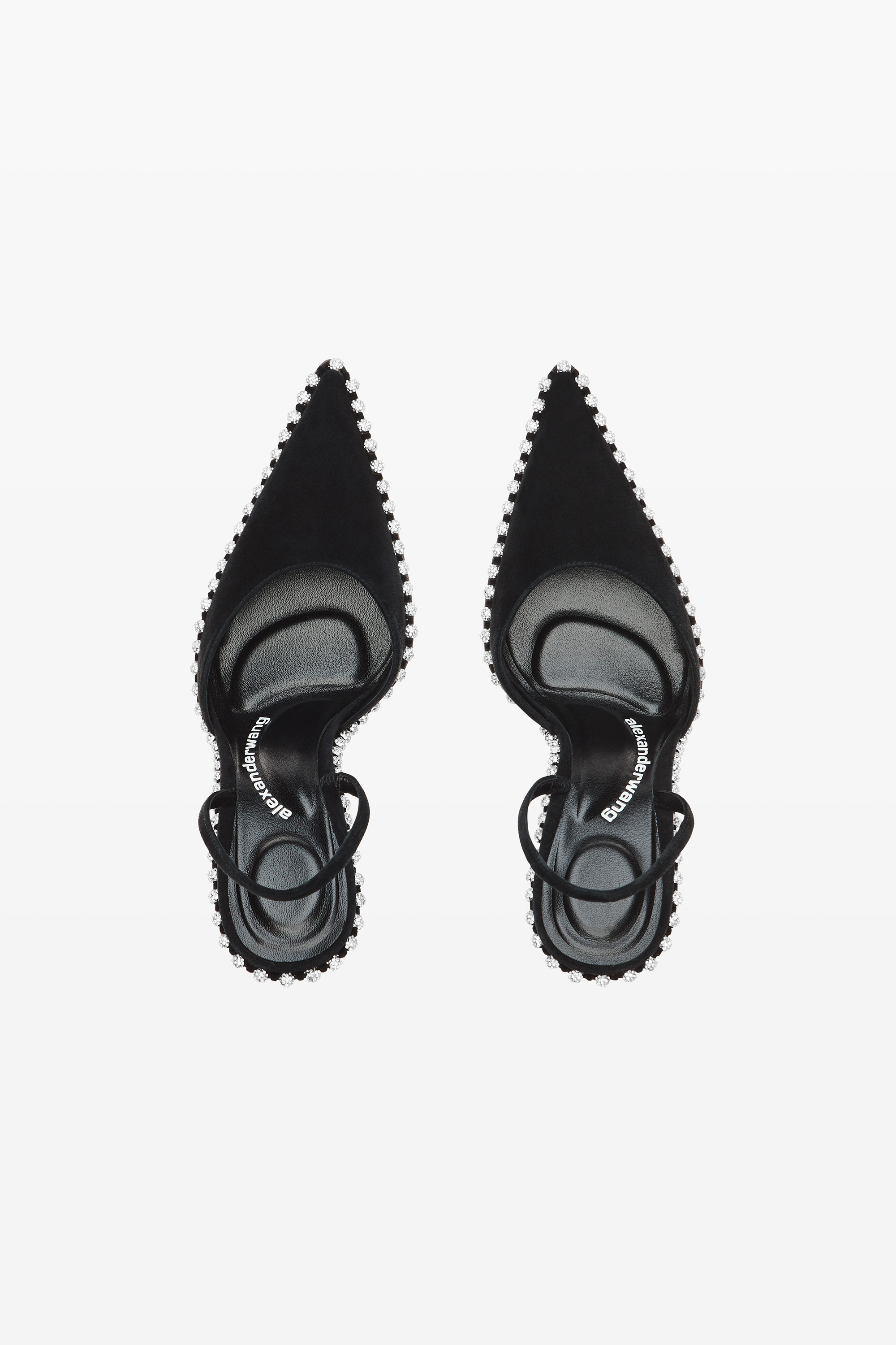 Black Suede Tia Slingback - 6