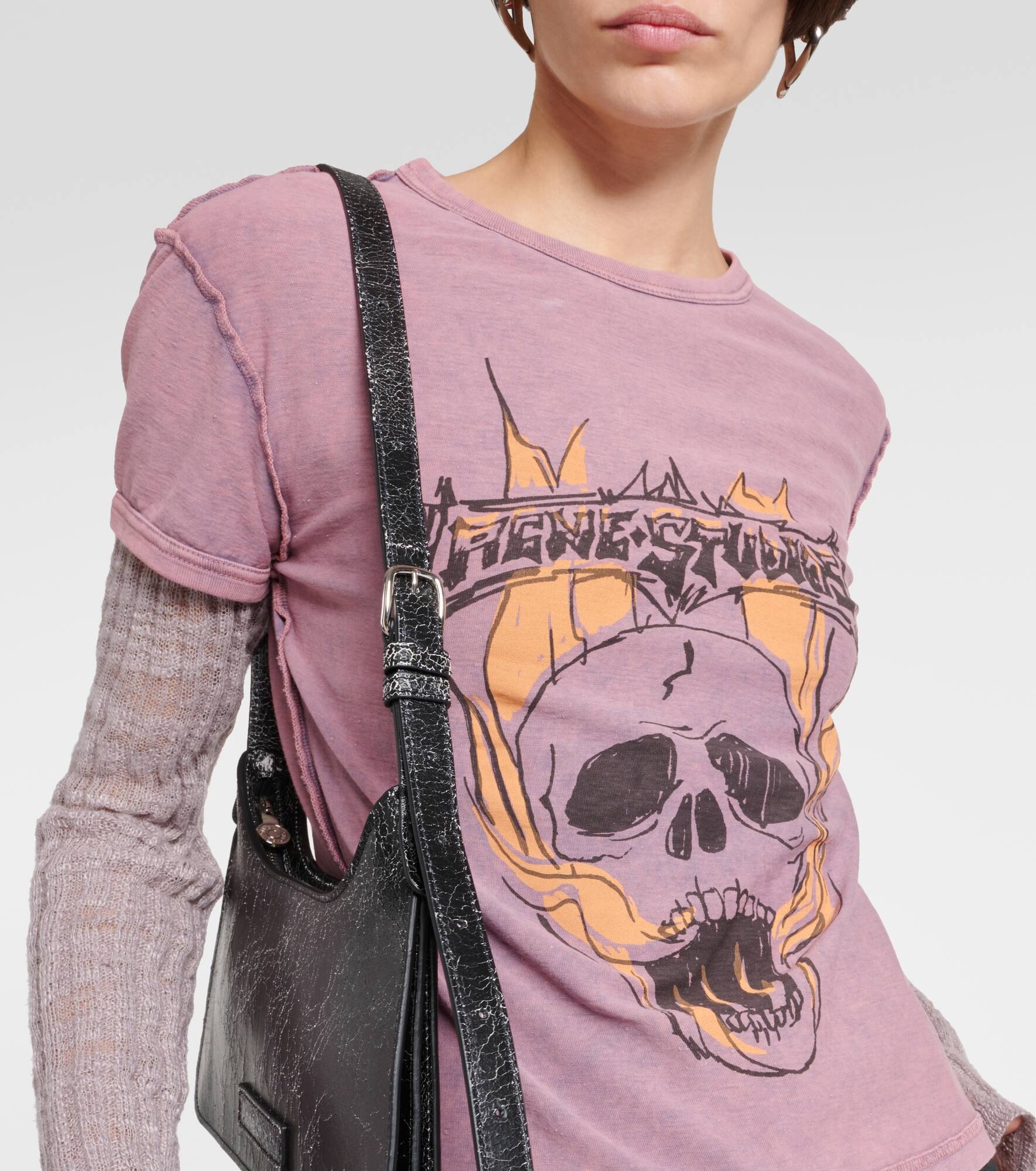 Printed cotton jersey T-shirt - 4