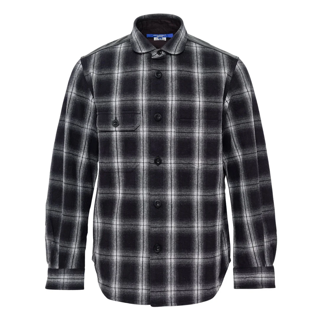 Cotton Flannel Check X Cotton Shirt - 1