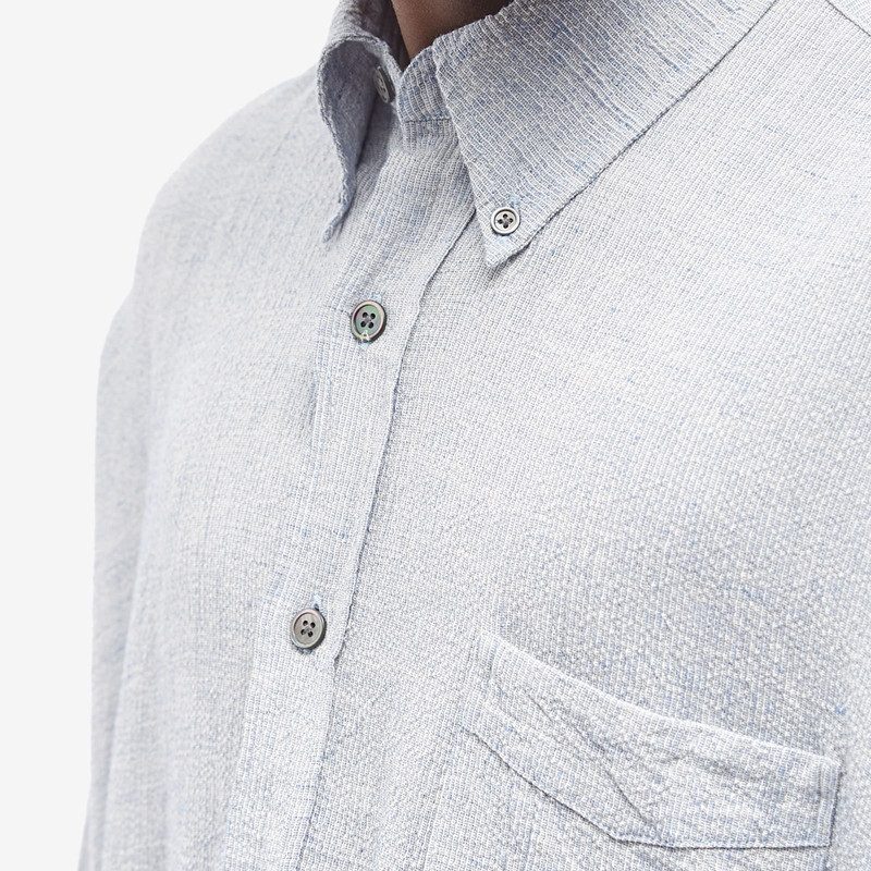 Our Legacy Our Legacy Seersucker Borrowed Button Down Shirt outlook