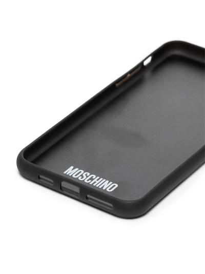 Moschino slogan-print iPhone 11 Pro Max case outlook
