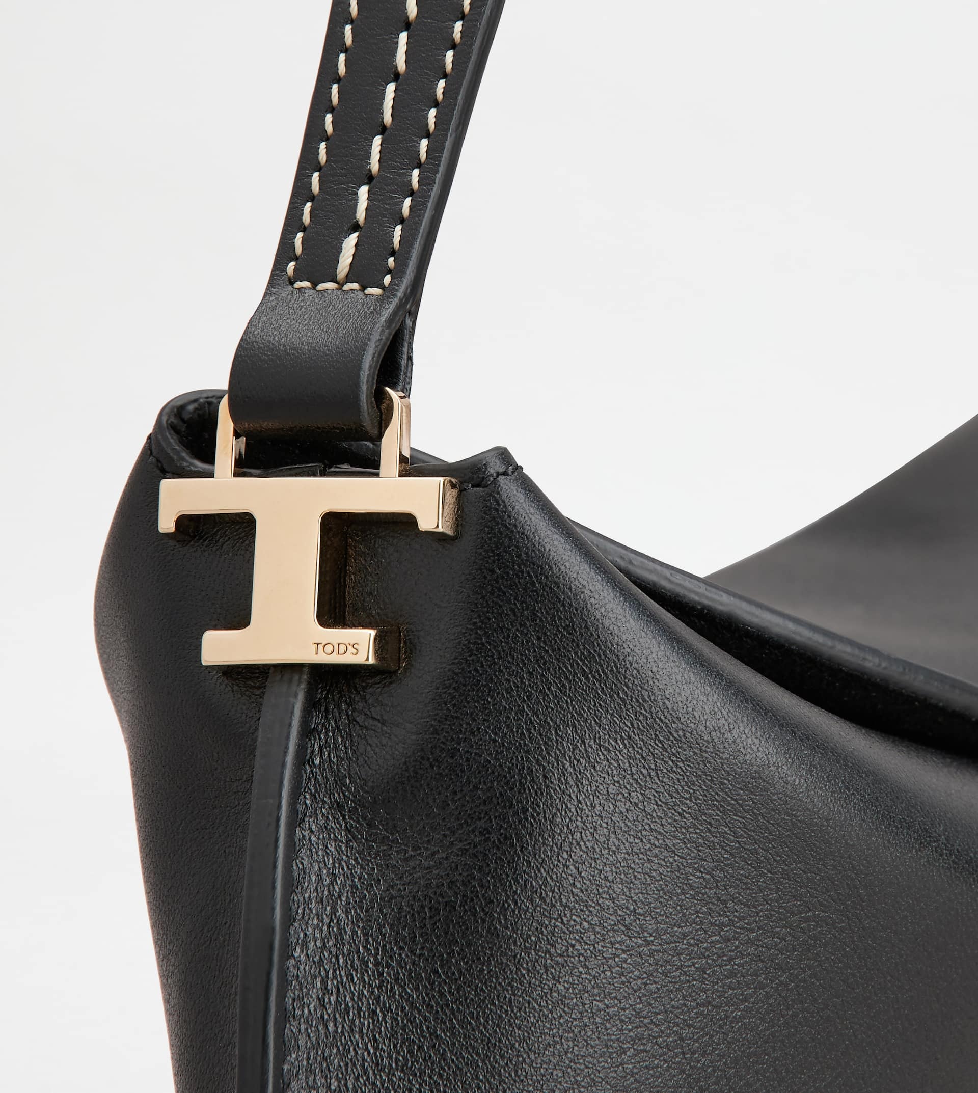 HOBO BAG TOD'S T CASE IN LEATHER MICRO - BLACK - 6