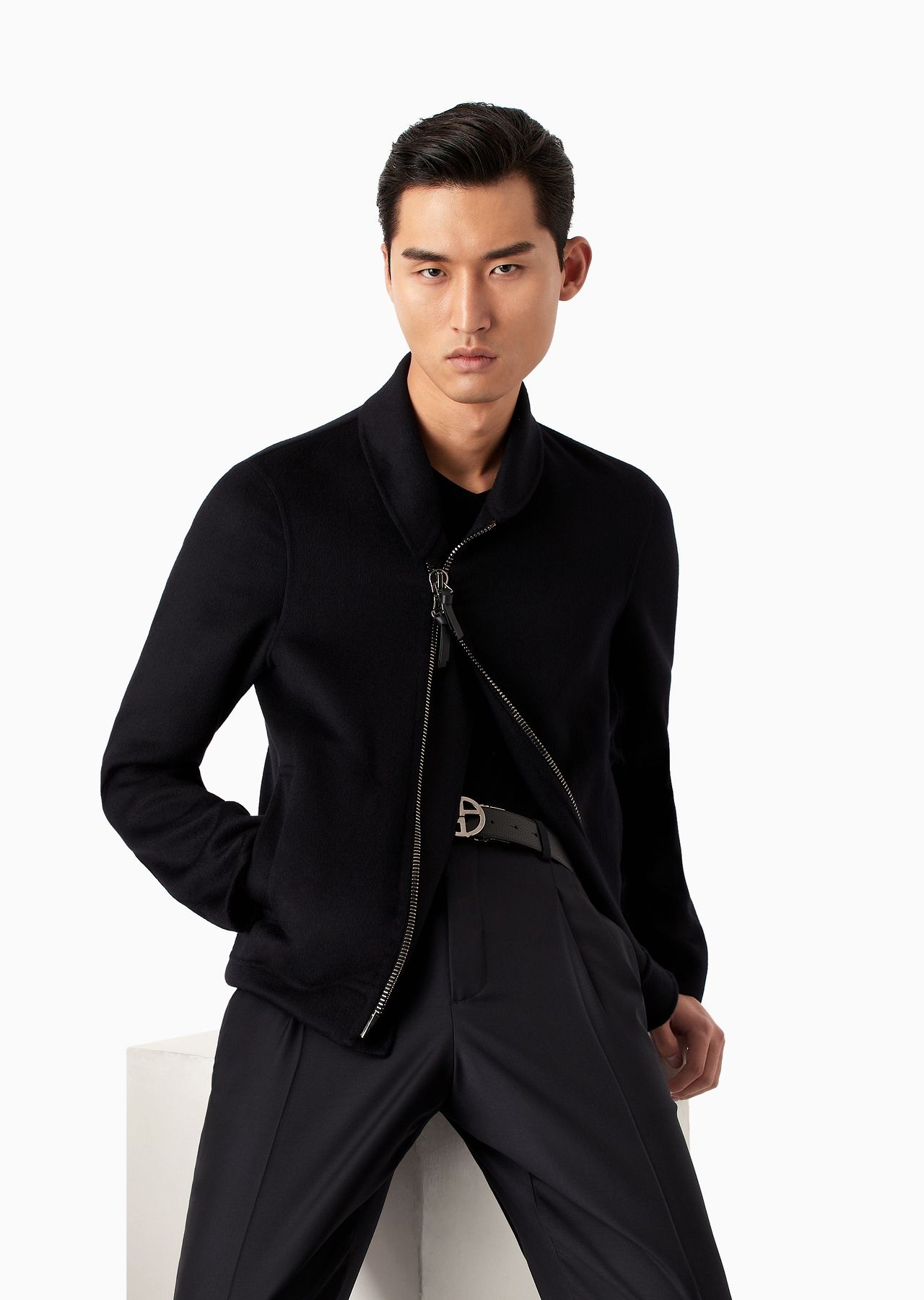 Icon cashmere Casentino wool blouson - 5