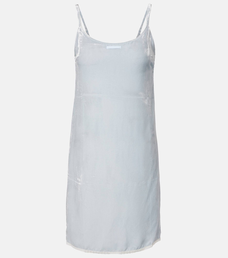 Velvet slip dress 1