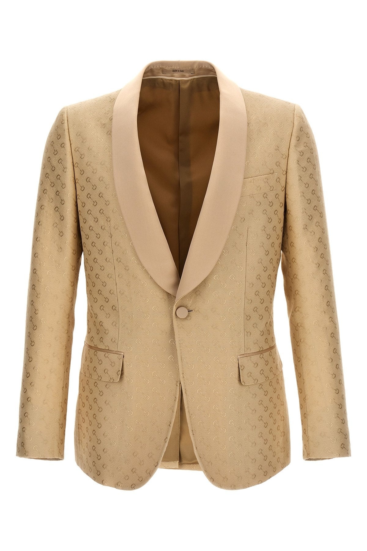 Gucci Men Clamp Jacquard Blazer - 1