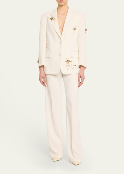 Dries Van Noten Birdy Embroidered Single-Breasted Jacket outlook