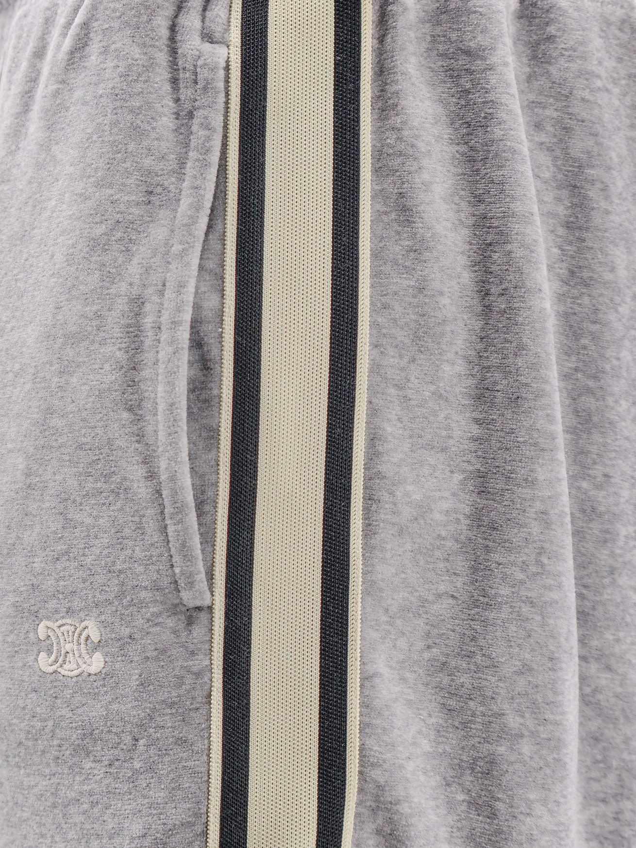 Celine Cotton Velvet Jogger Trousers - 2