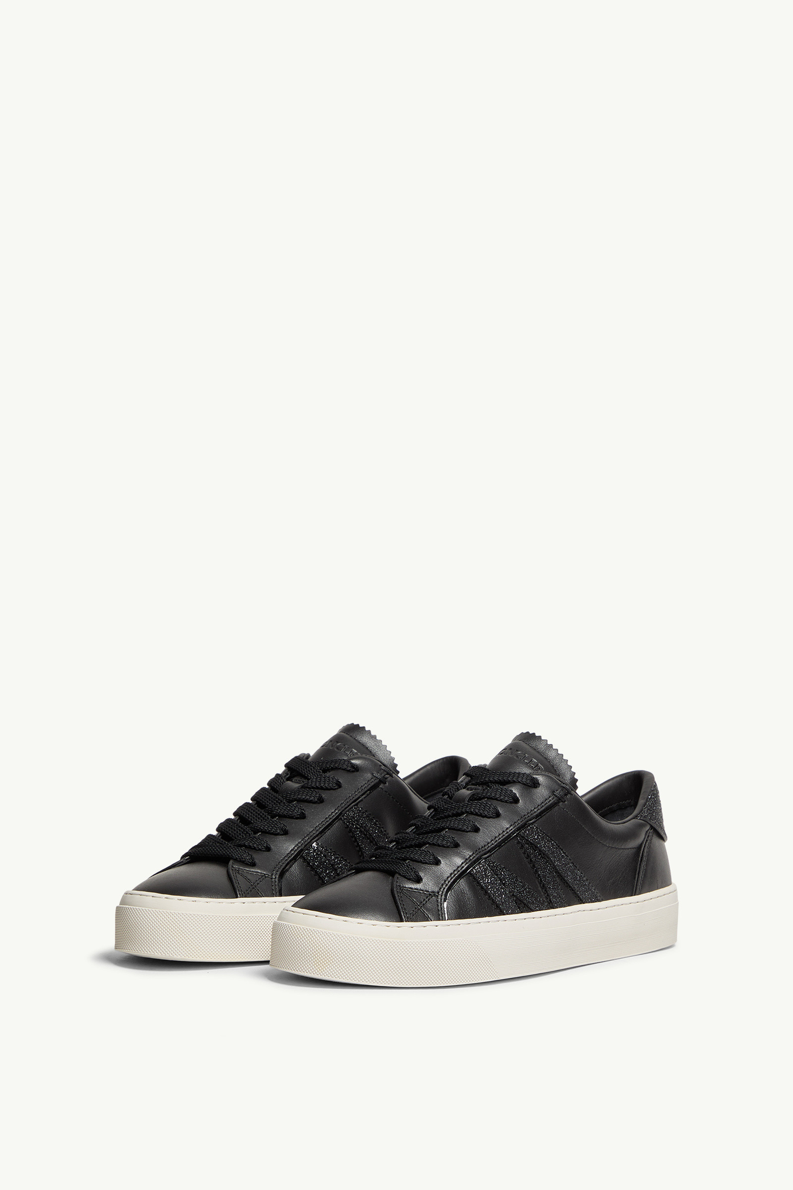 Monaco2 Leather  & Glitter Sneakers - 4