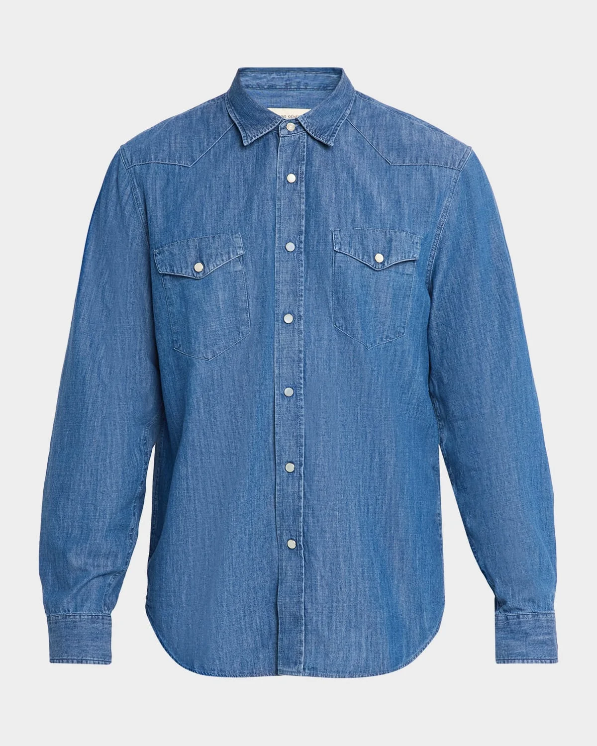 Men's Maverick Snap-Front Chambray Western Shirt - 1