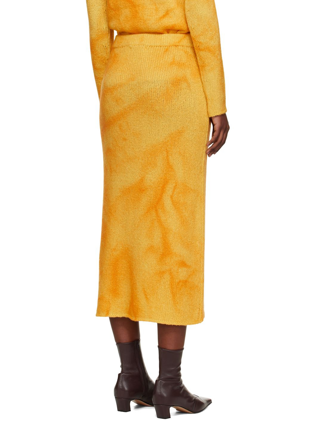 Yellow Dorcas Midi Skirt - 3