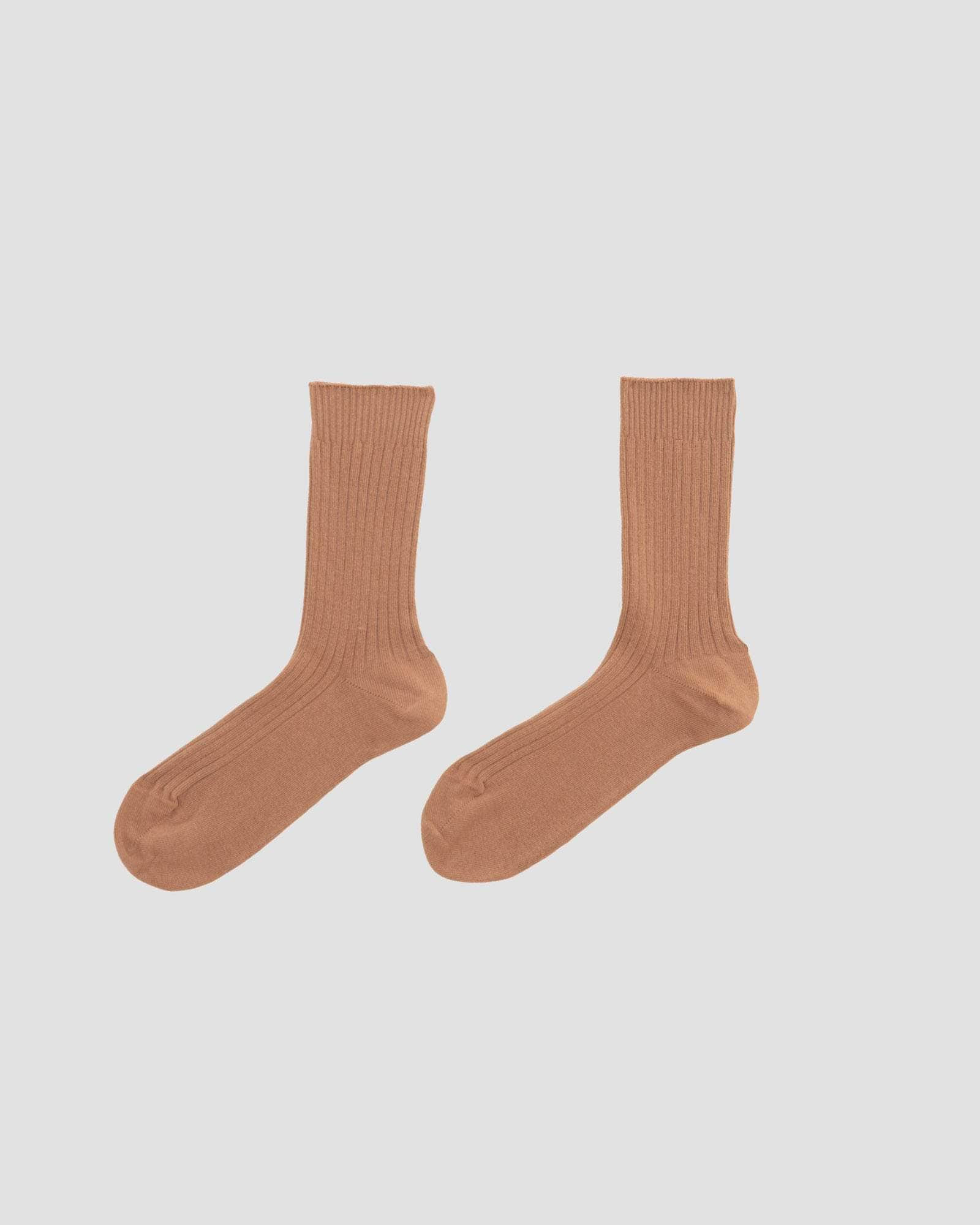 Rib Overankle Socks - Organic Cotton Rib - 4